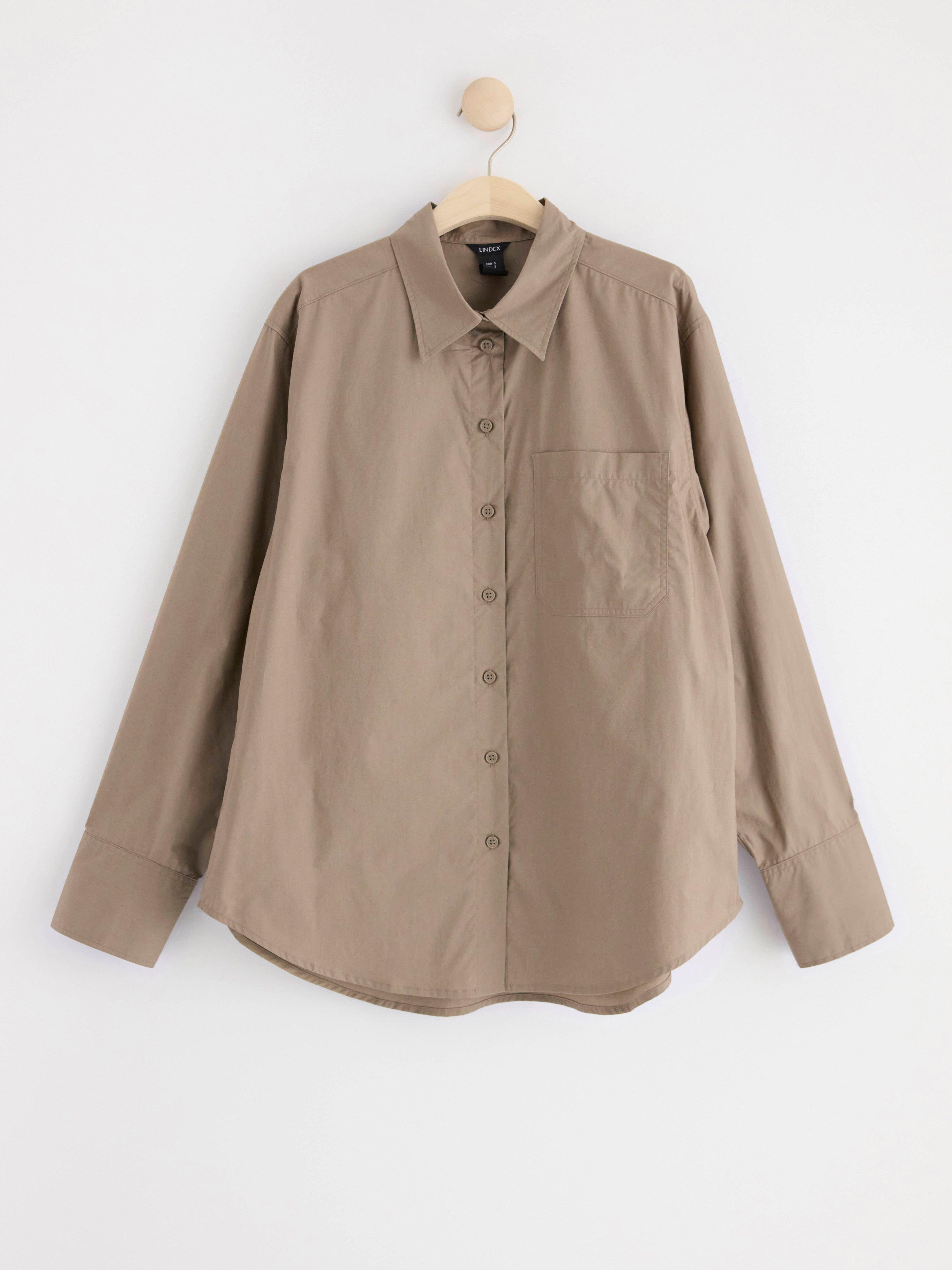 Long sleeve shirt beige