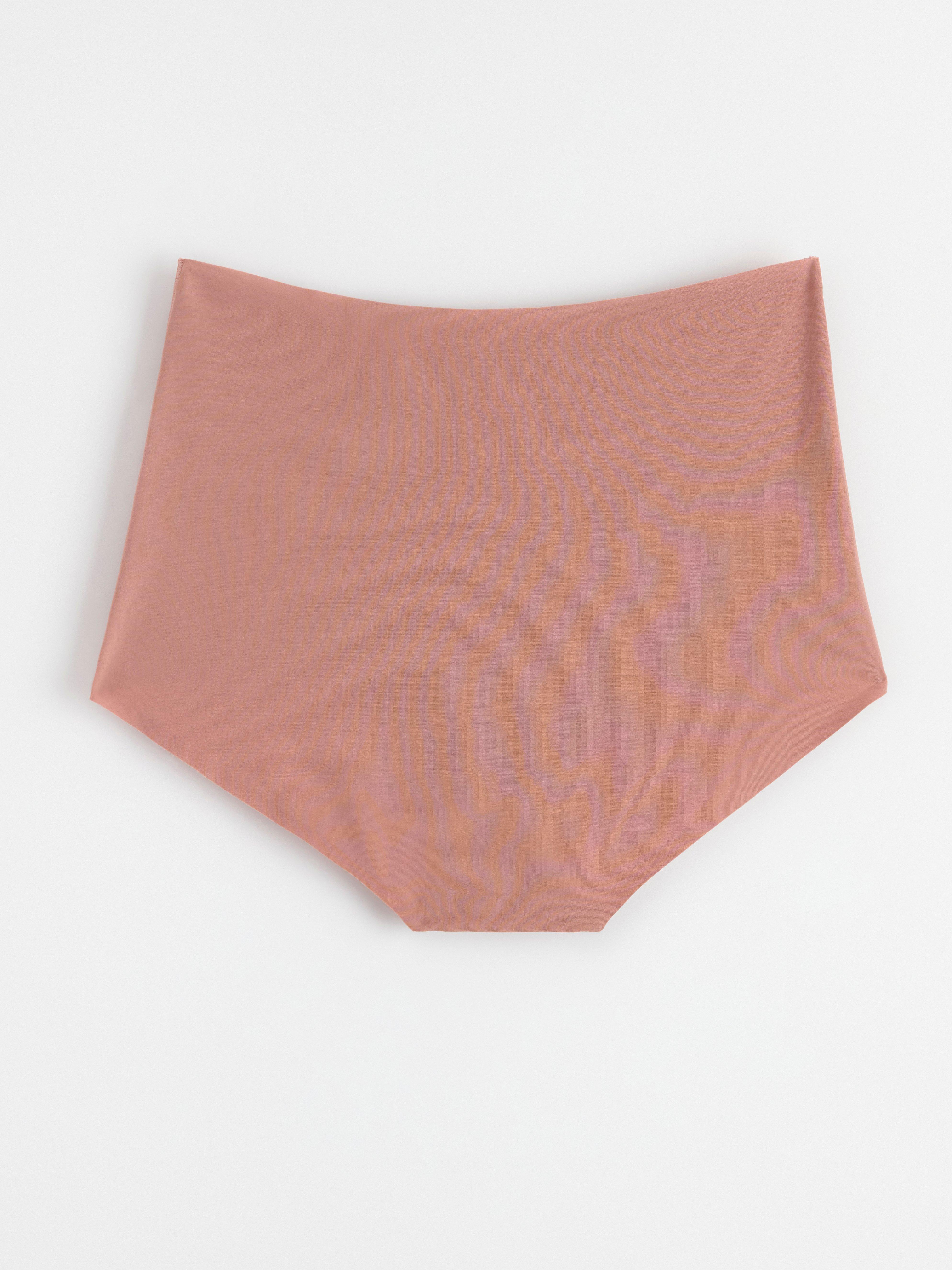 Invisible high waist brief Dusty Pink
