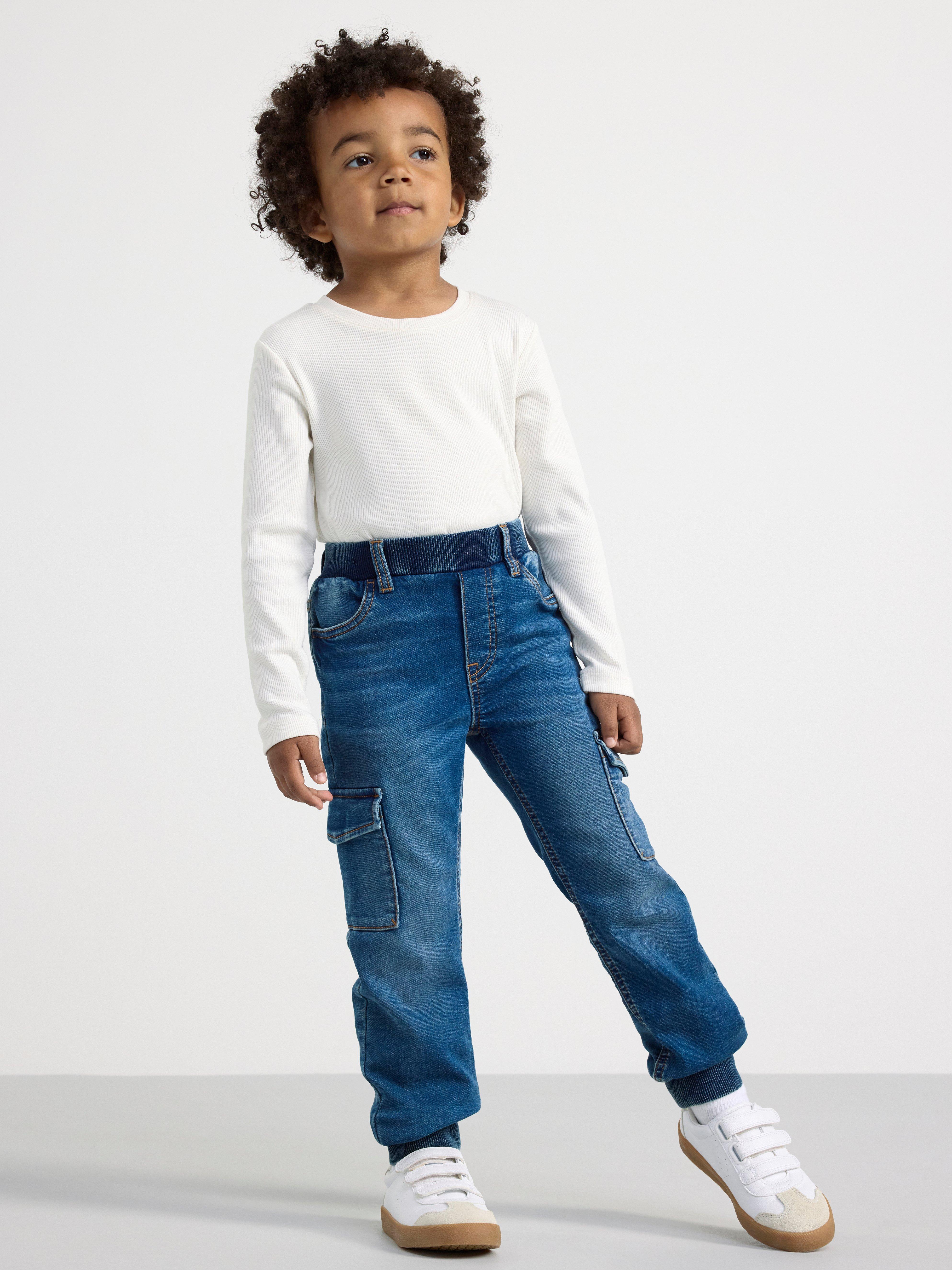Cargo denim trousers Denim
