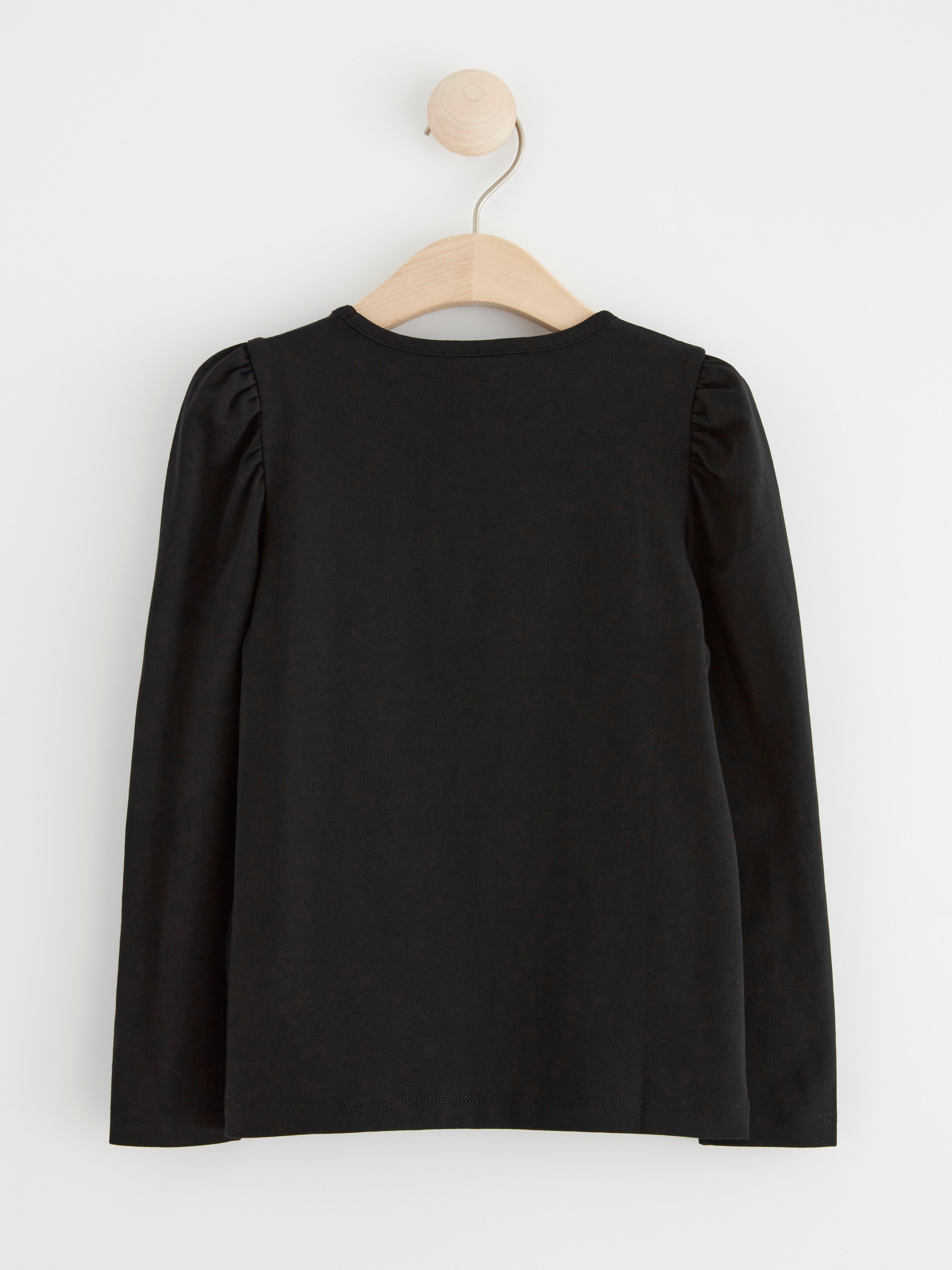 Top with heart Black