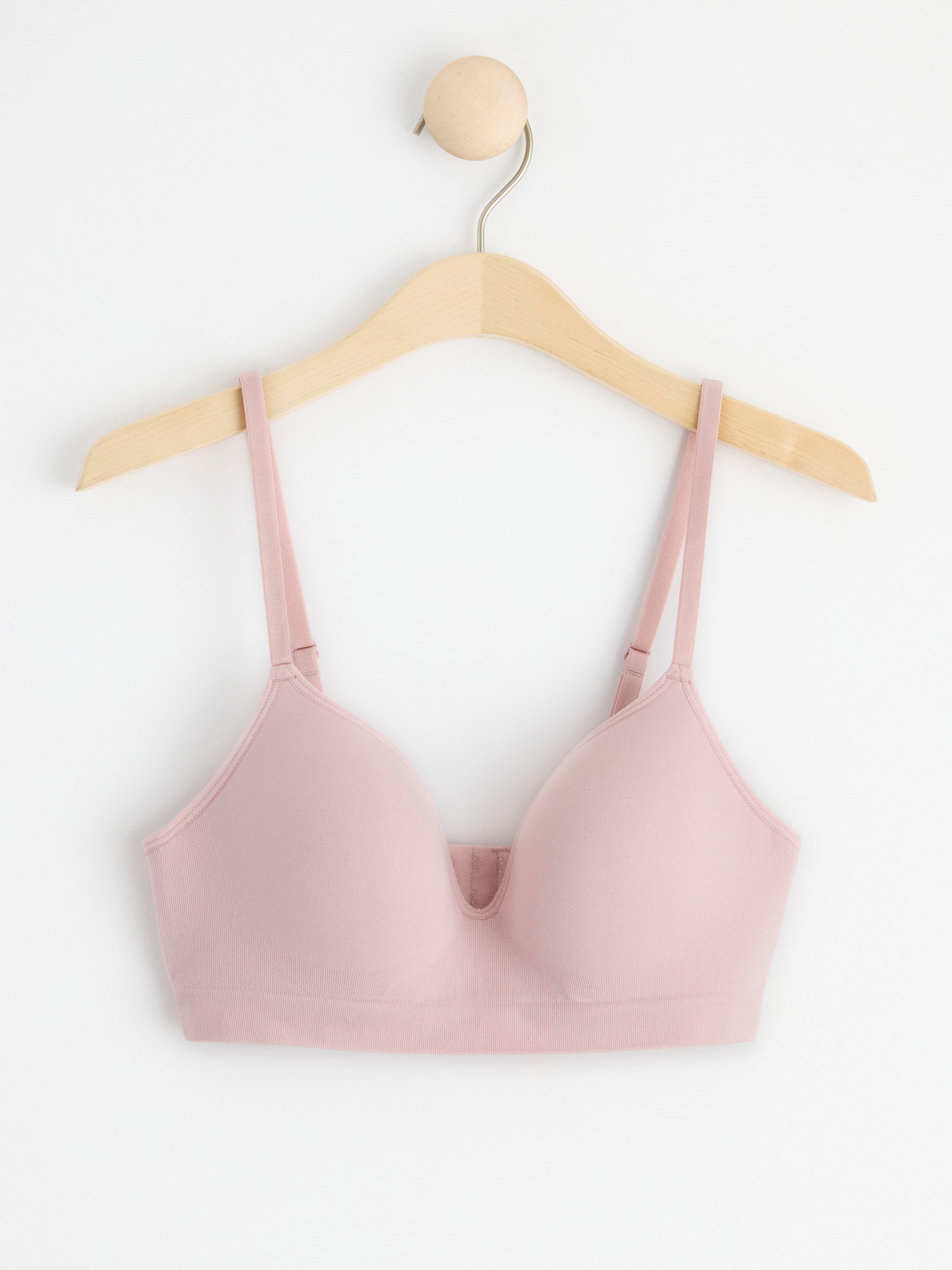 Flora seamless wirefree bra Light Dusty Pink