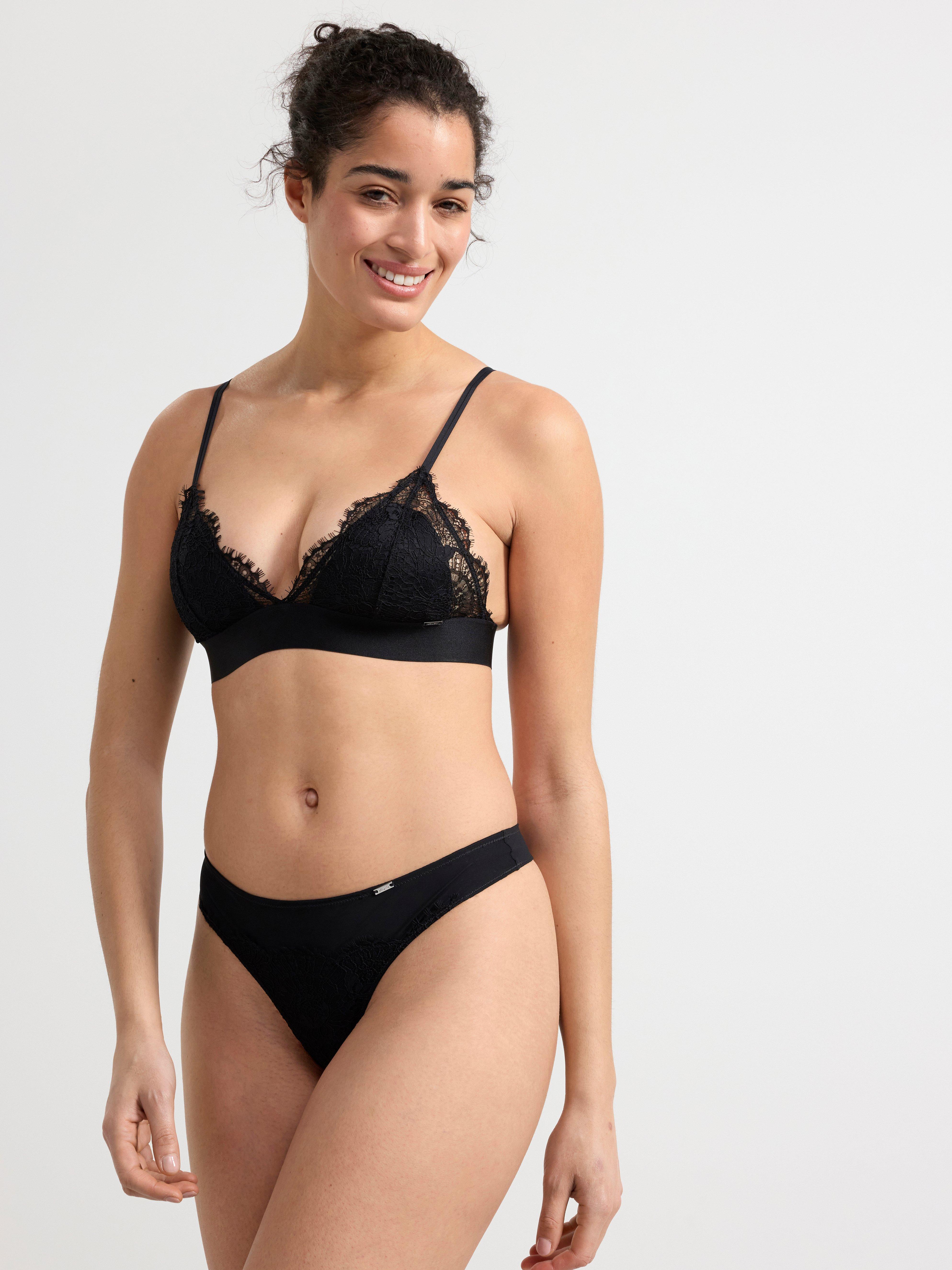 Thong Low Black