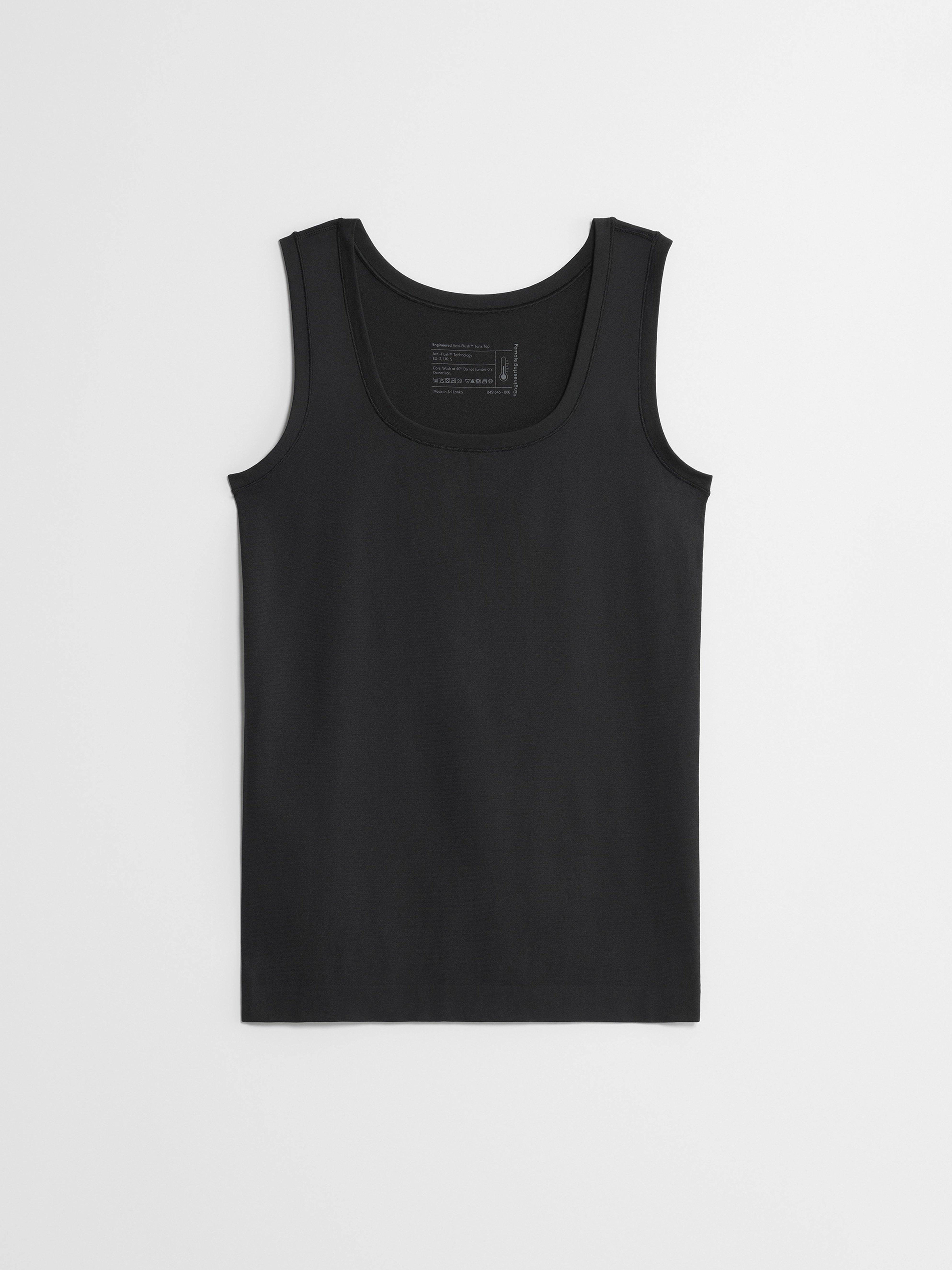 Engineered Anti-flush™️ Tank Top Black