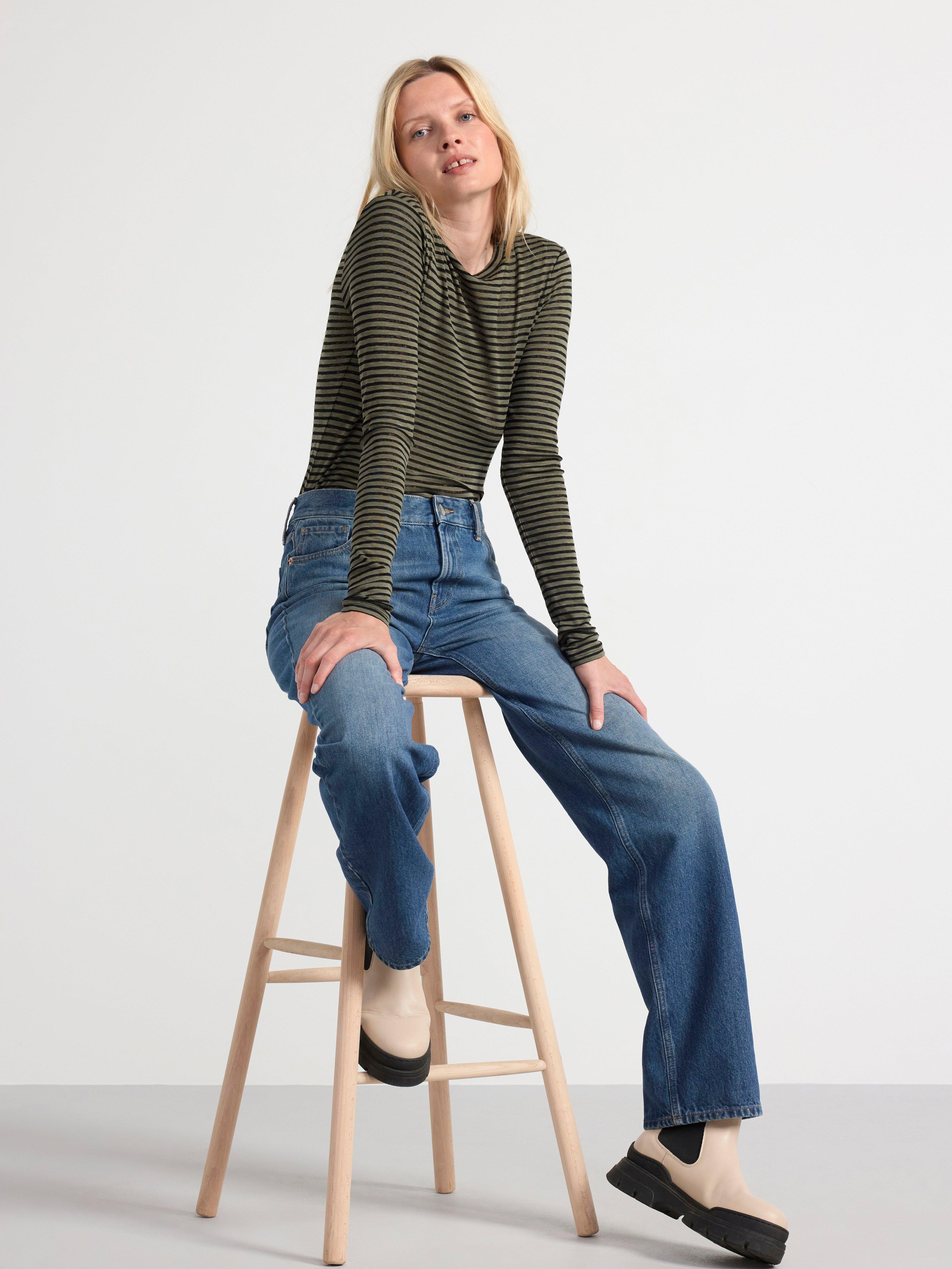 Long sleeve top Dark green