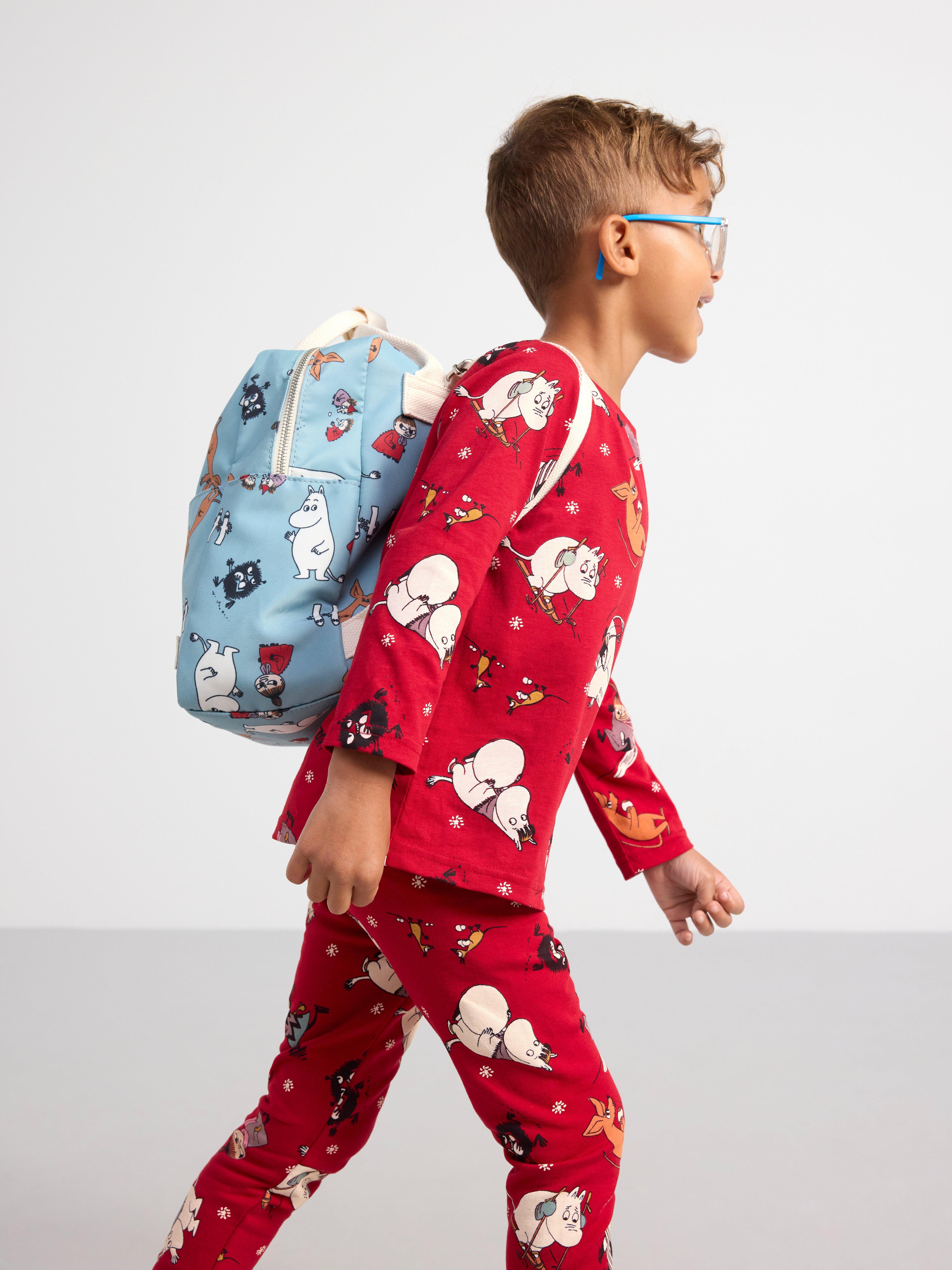 Long sleeve top with Moomin Dark Red