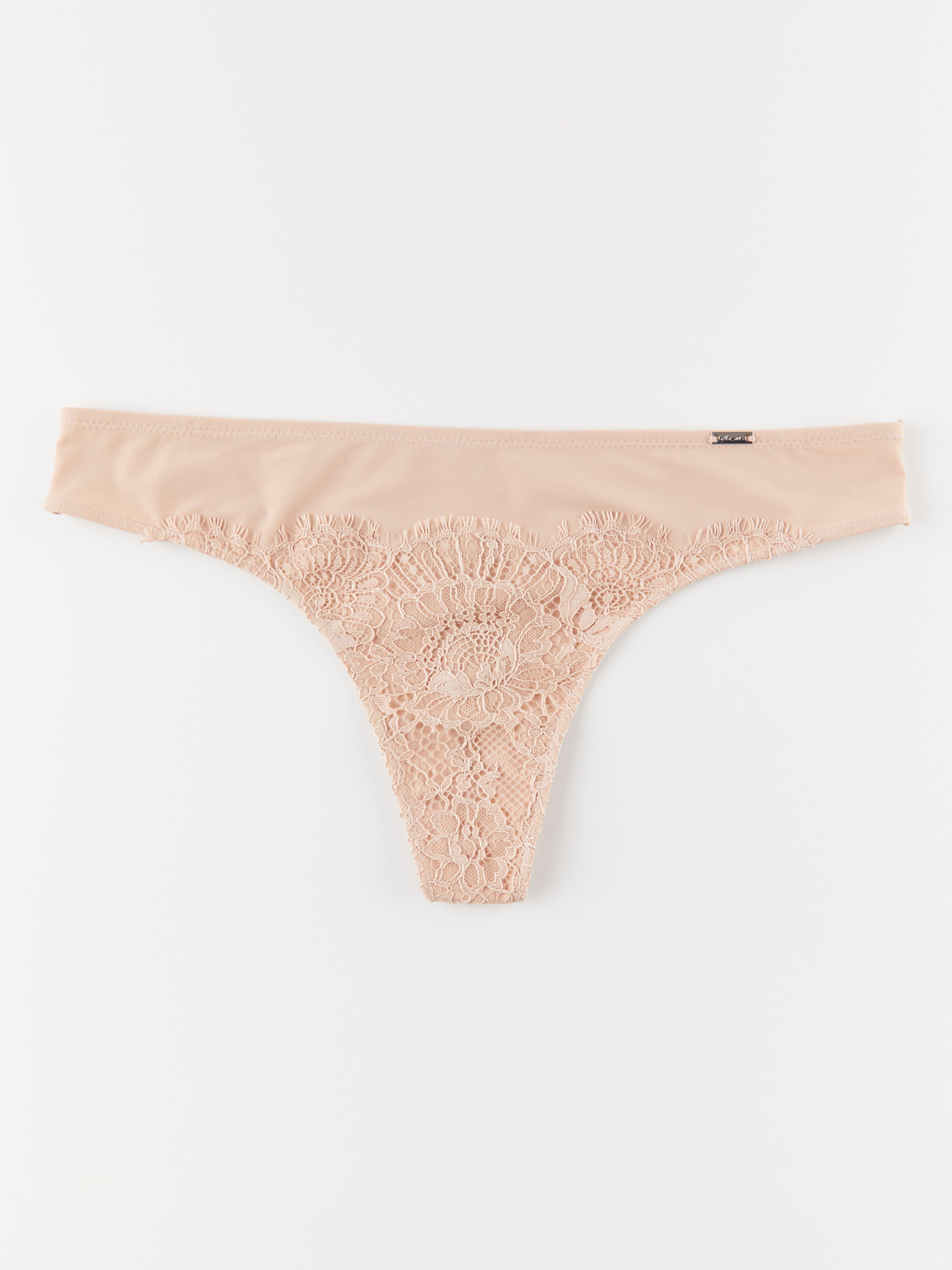 Thong low Beige