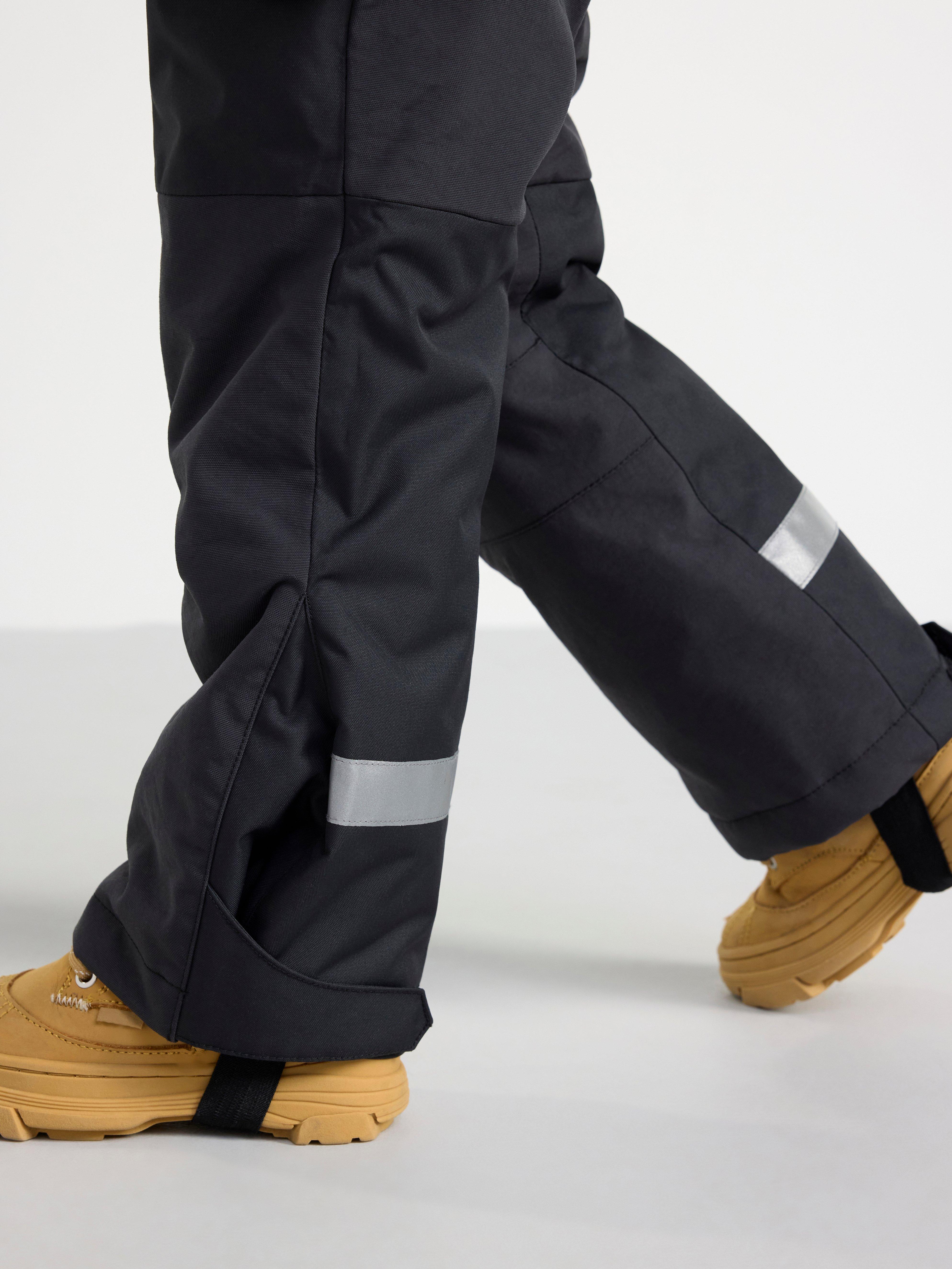FIX Ski trousers with braces Black