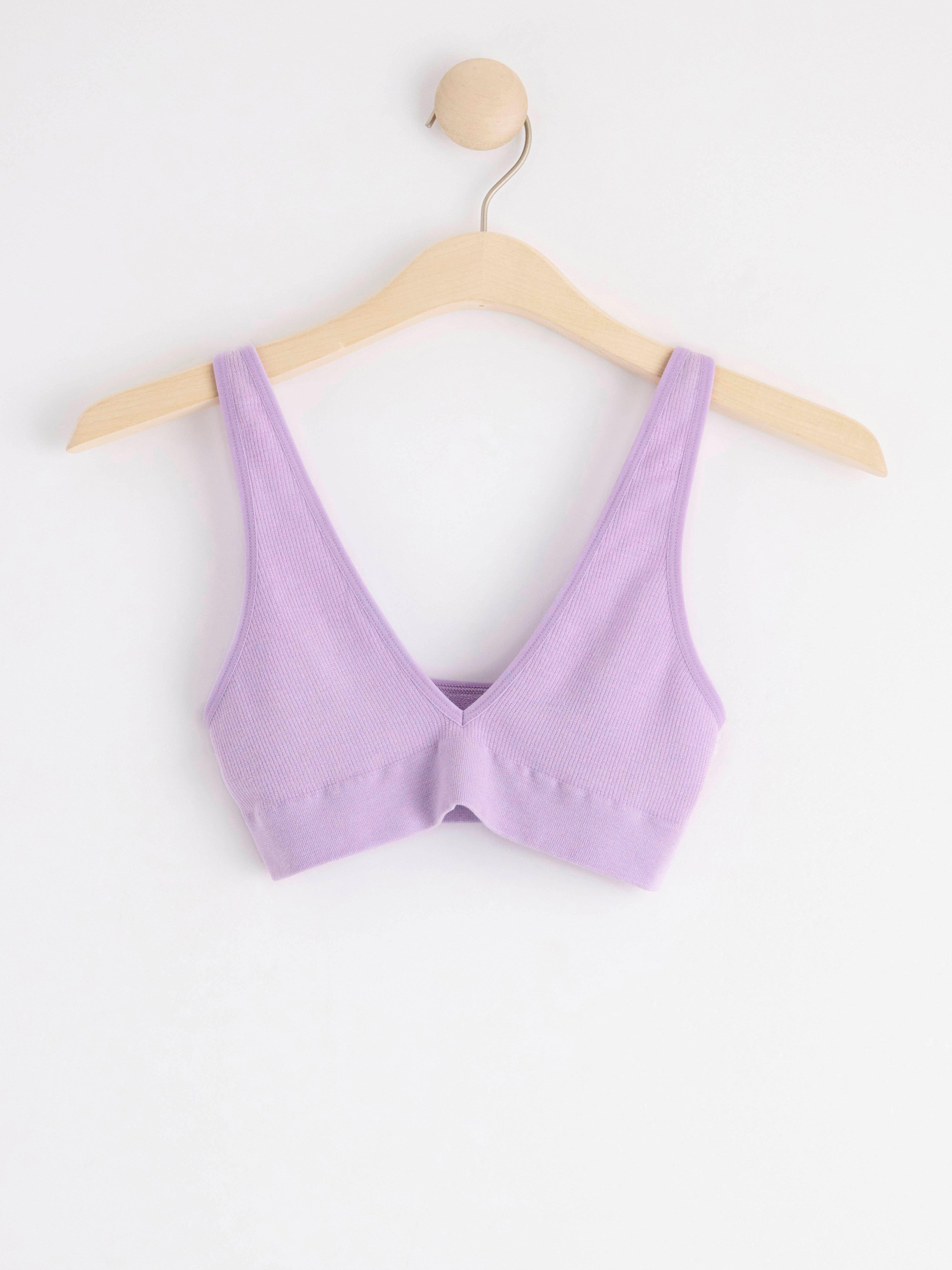 Seamless soft bra Light Lilac