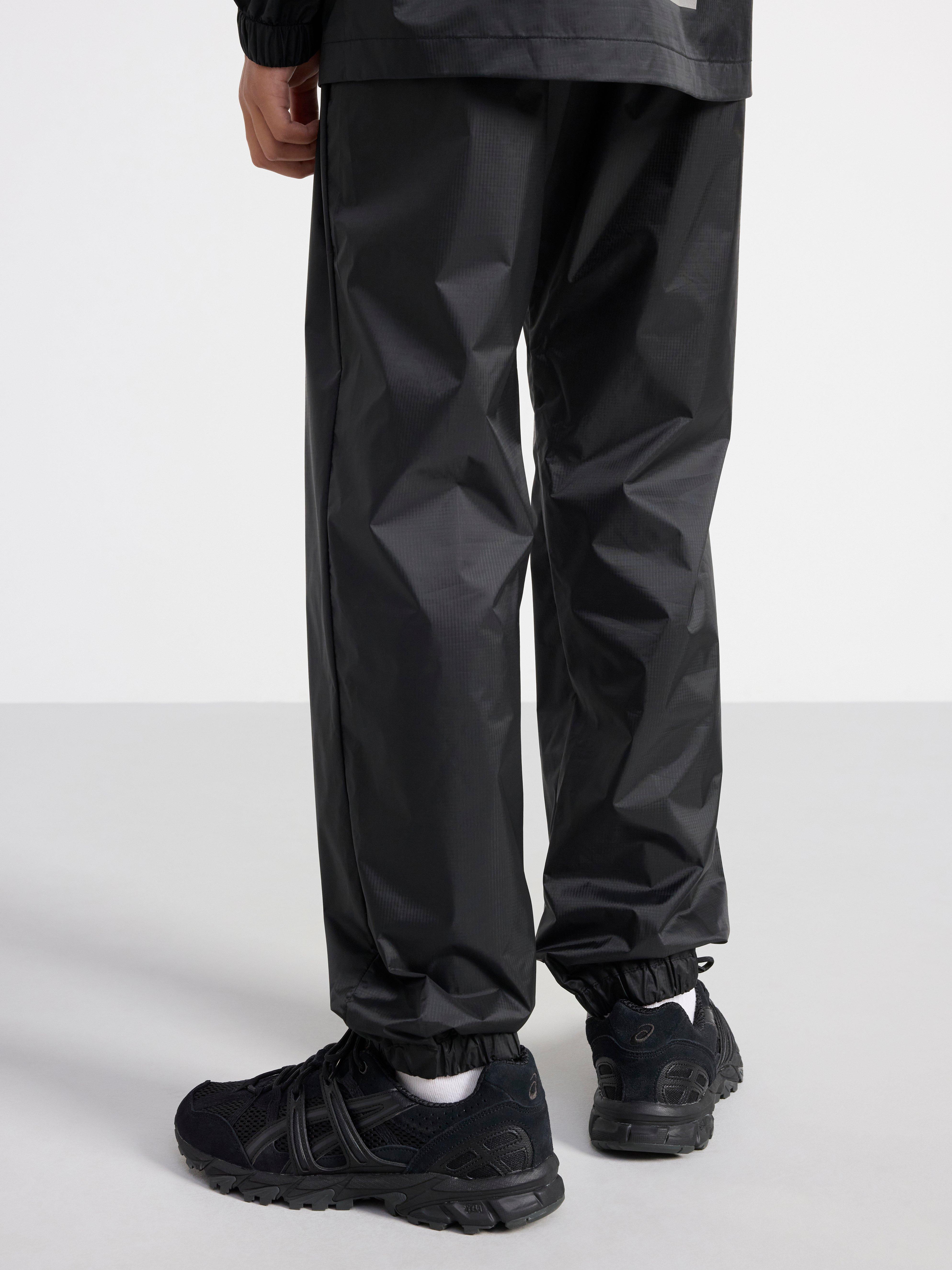 Lightweight waterproof shell trousers Black