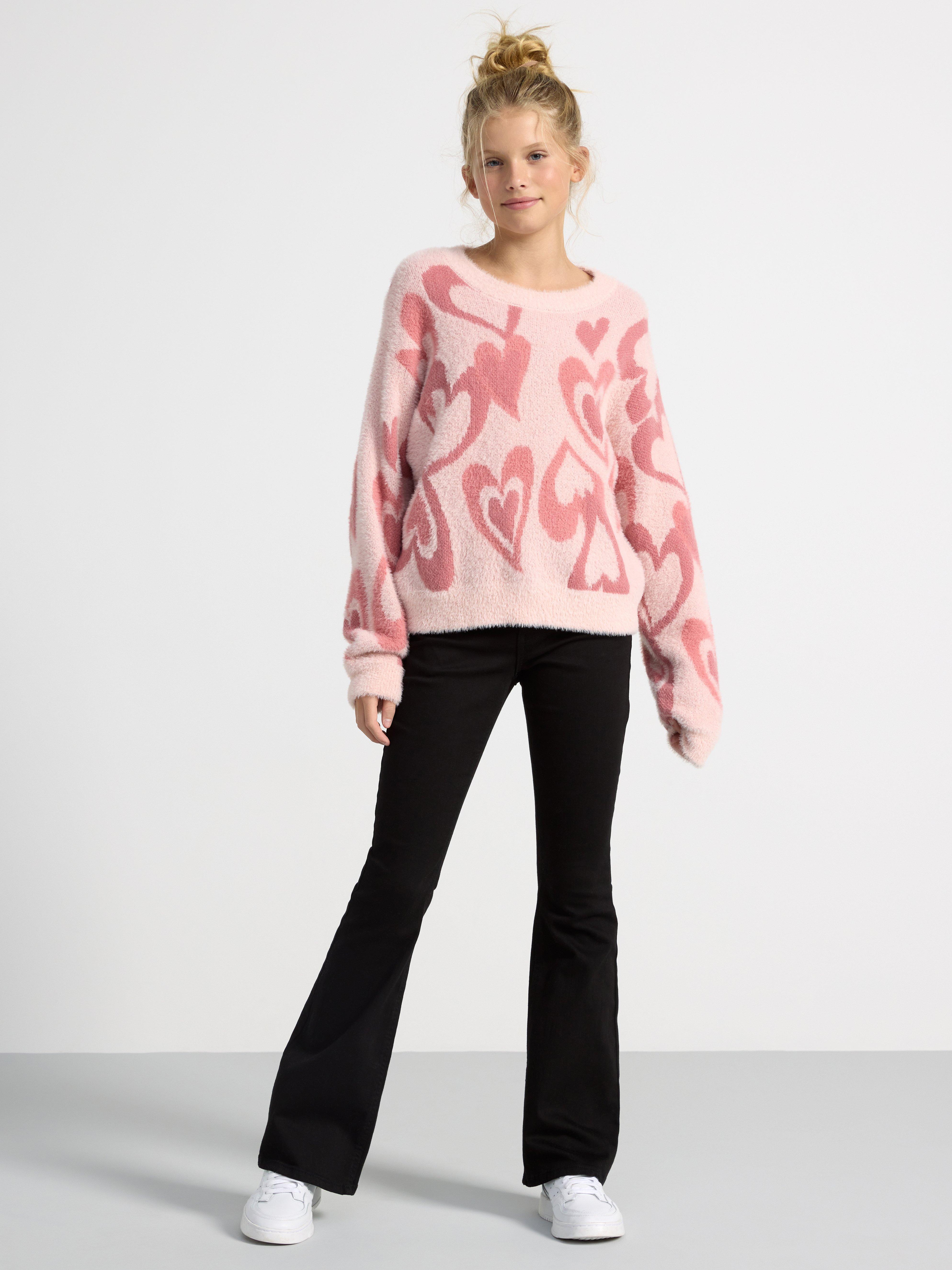 Jumper with pattern Light Dusty Pink