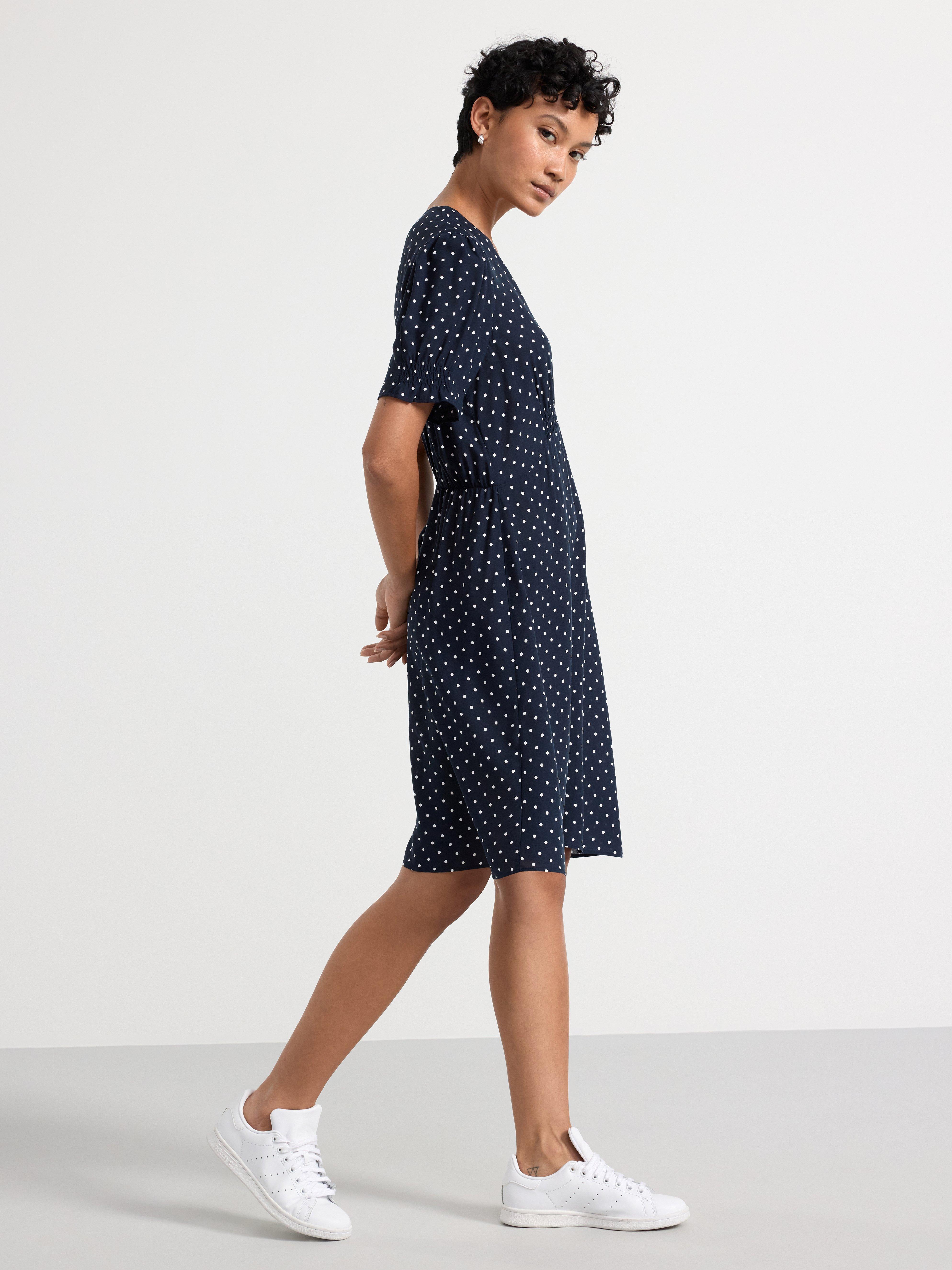 Short sleeve mini dress Dark Navy