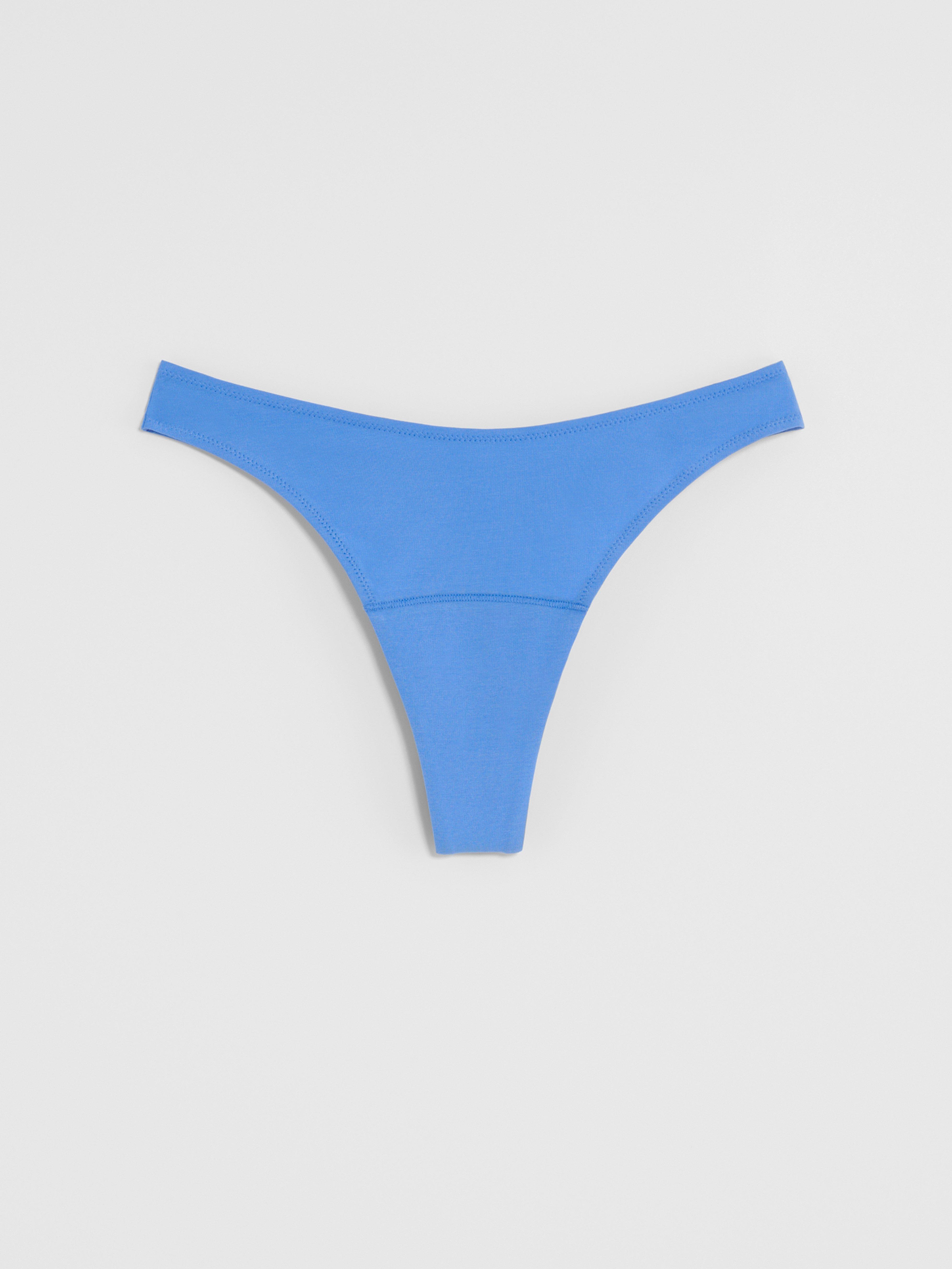 Engineered Thong Period Proof – Period Panty Light Absorbency Light Dusty Blue