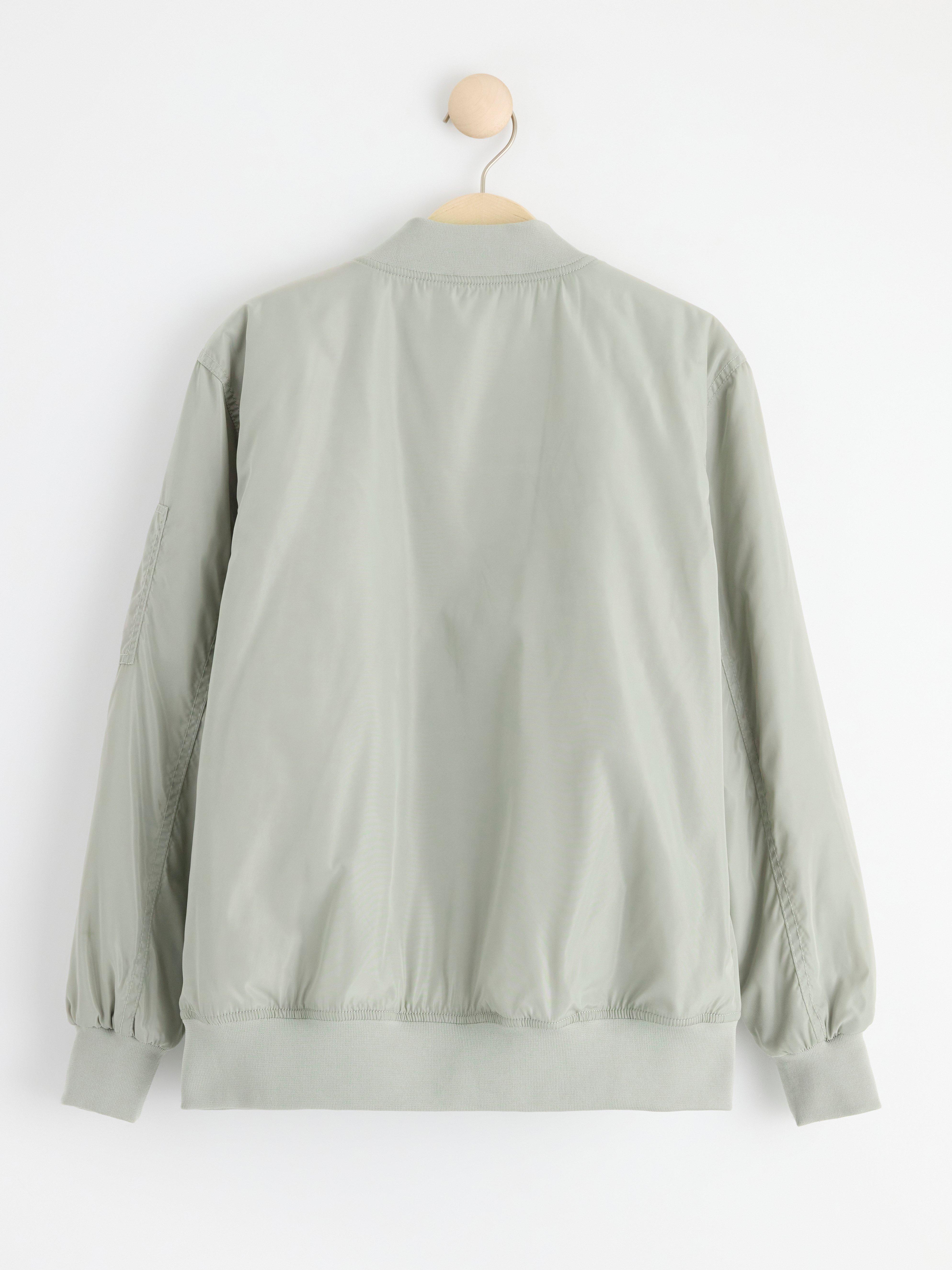 Water repellent bomber jacket Light Dusty Grey