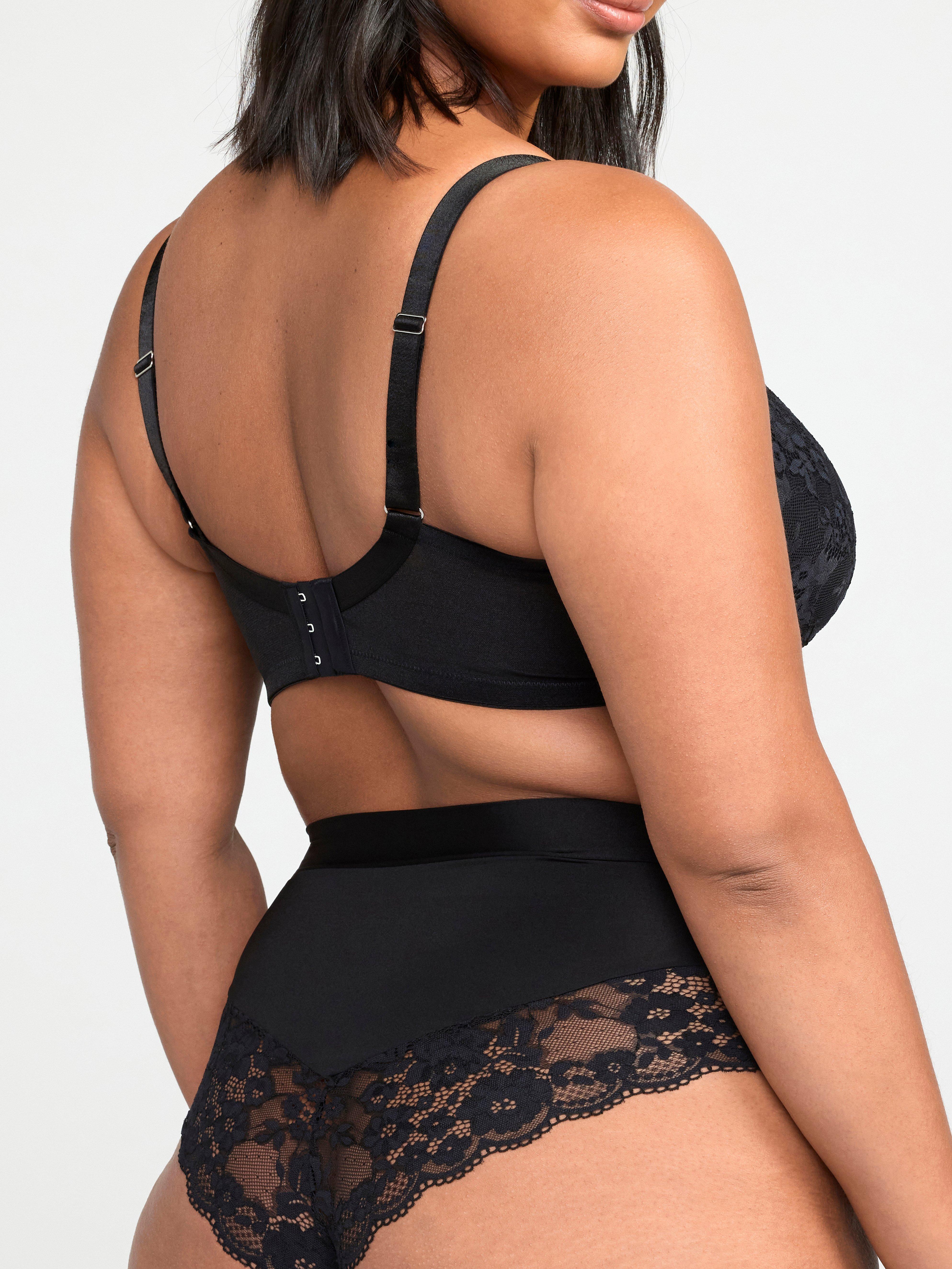 Dahlia t-shirt bra Black