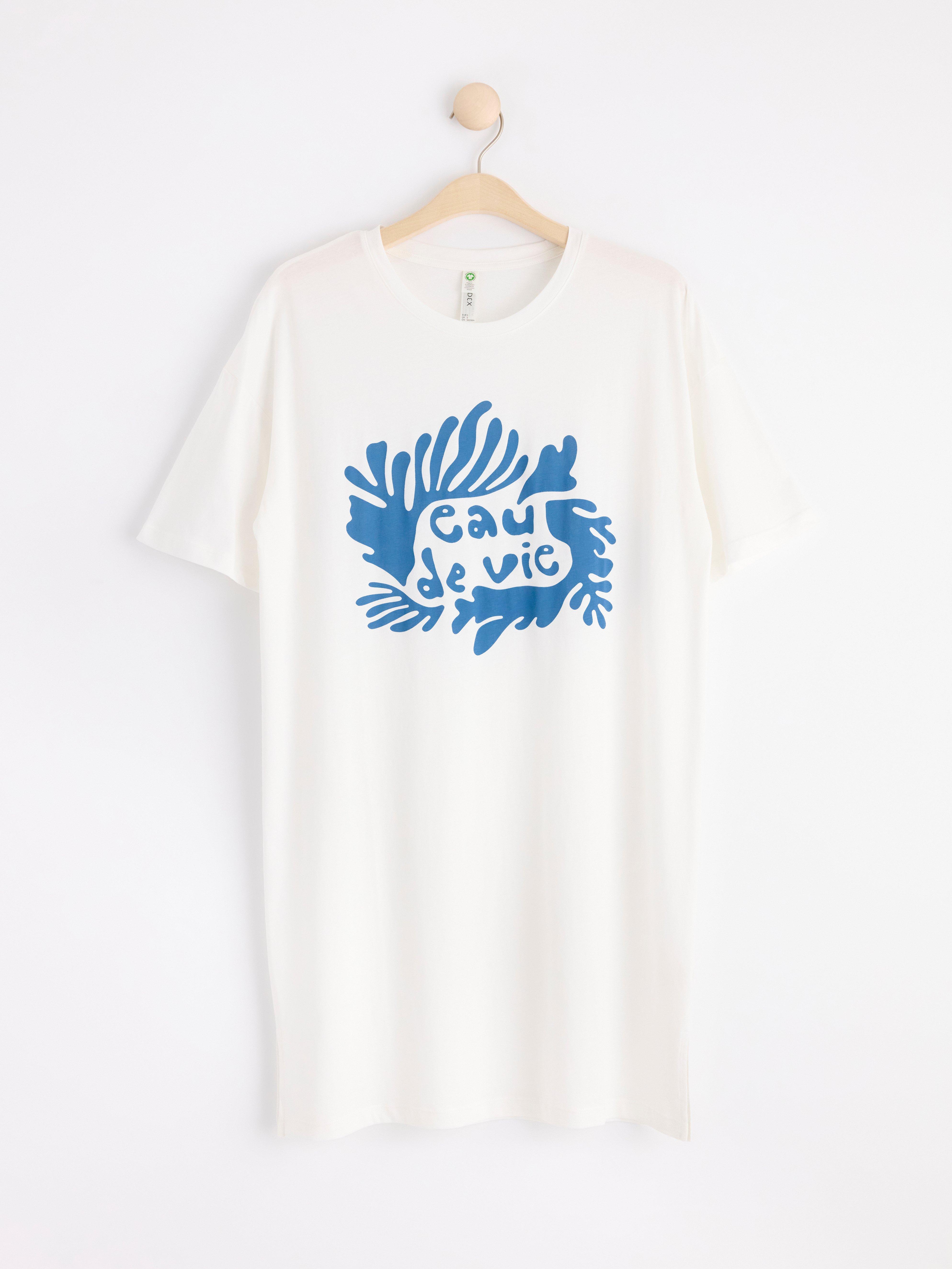 T-shirt night dress Off White