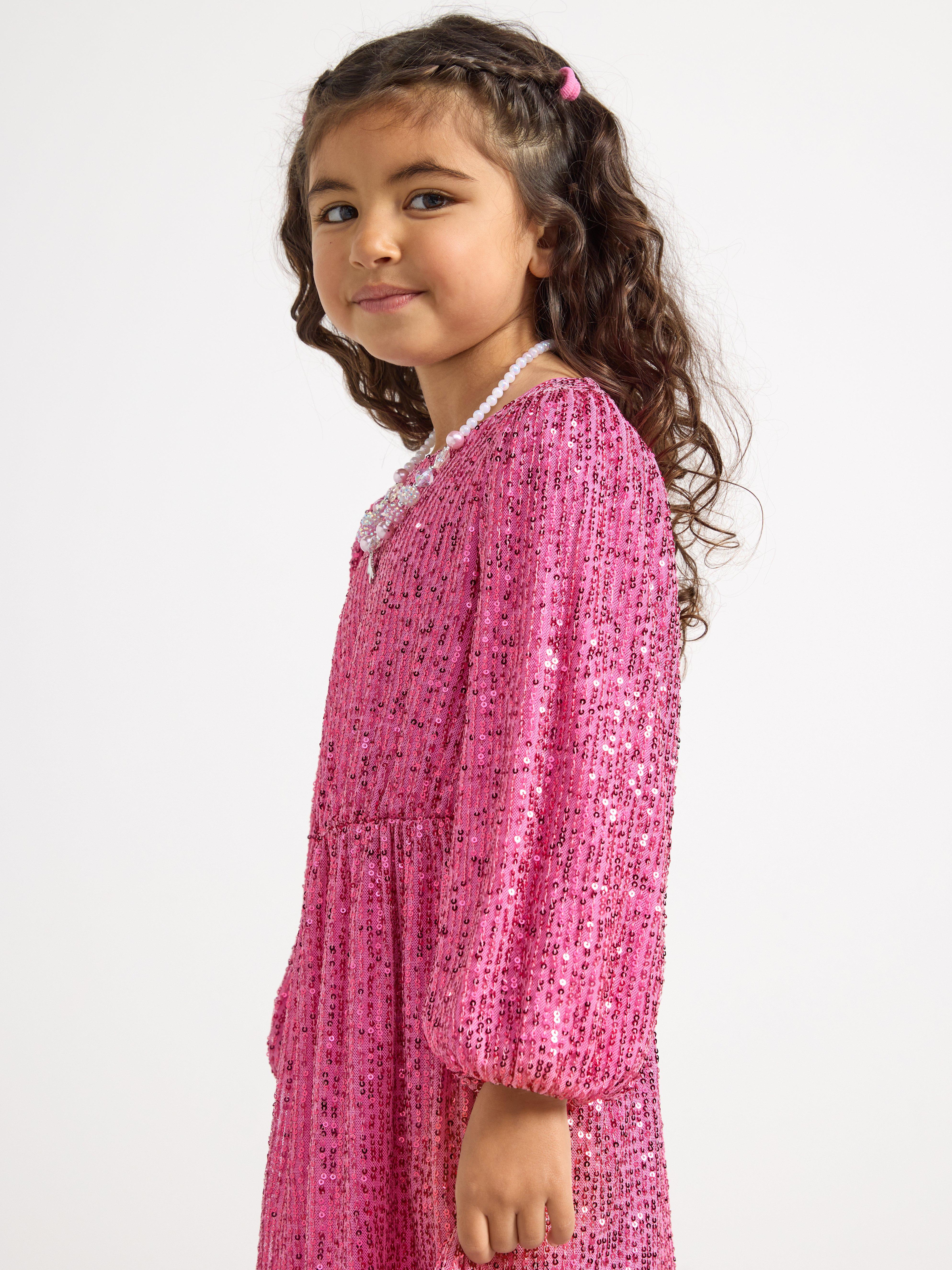 Sequin dress Pink