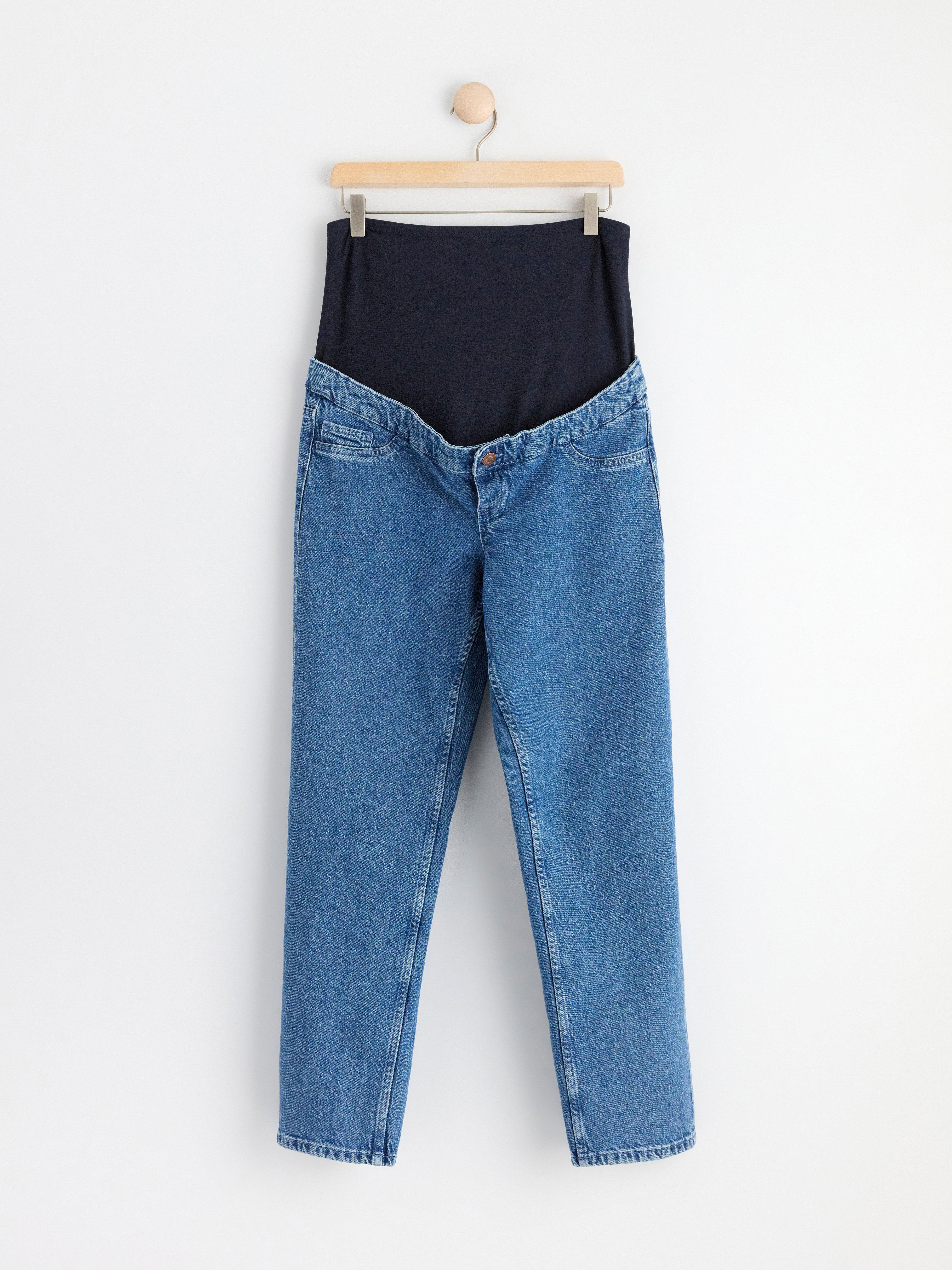 MOM Straight cropped jeans Light denim
