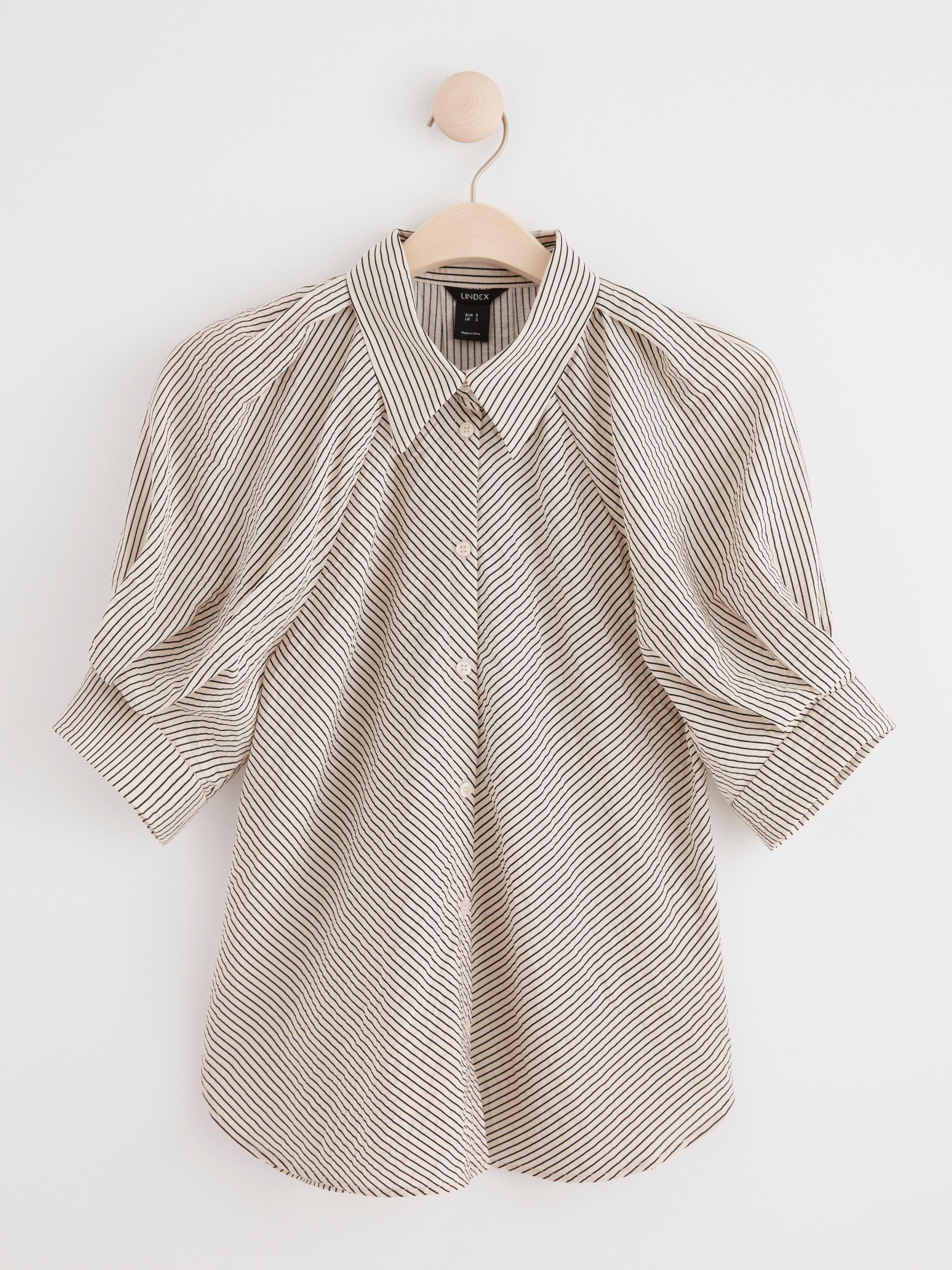 Puff sleeve blouse Light Beige