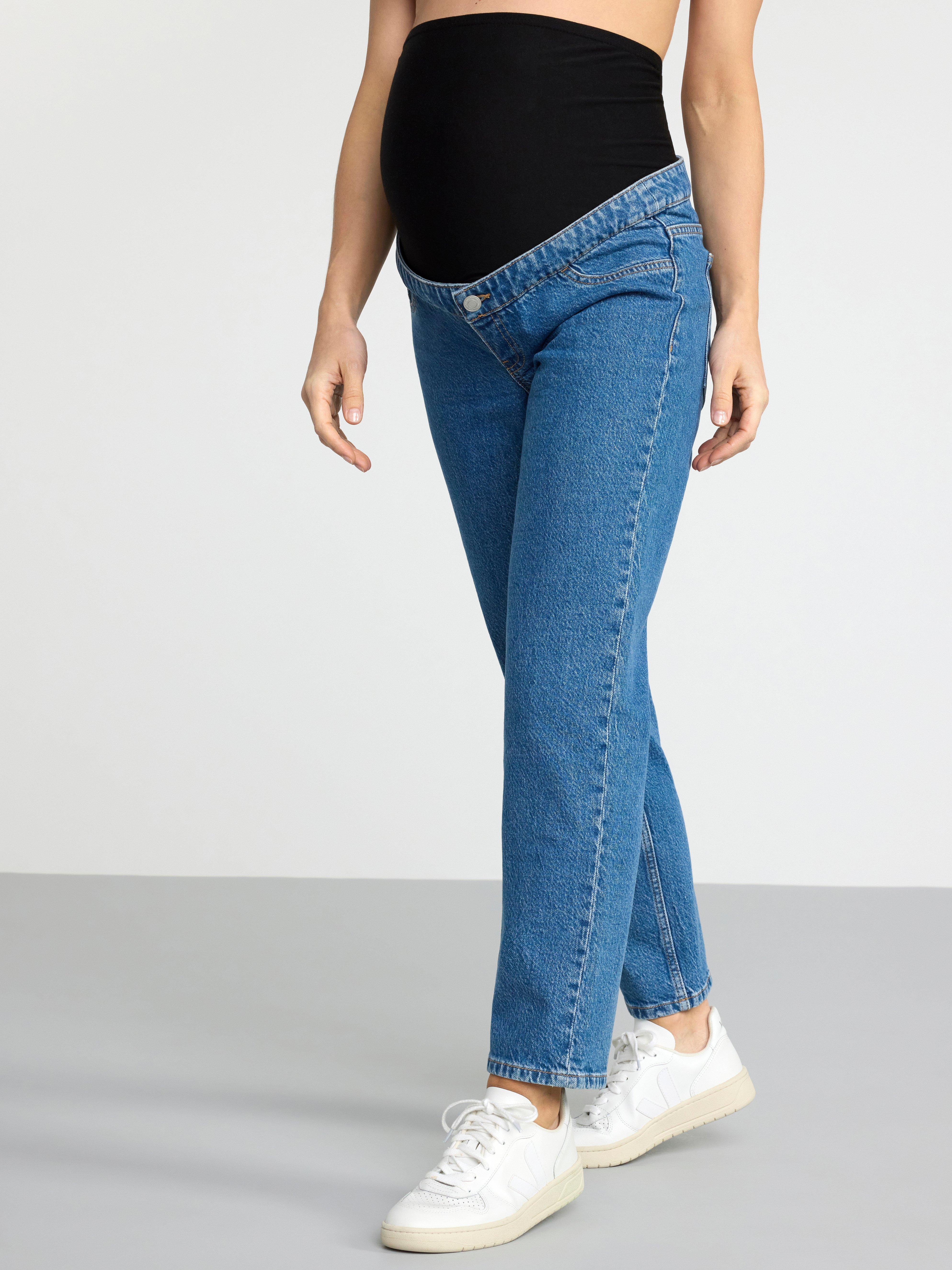 MOM Straight cropped jeans Light denim