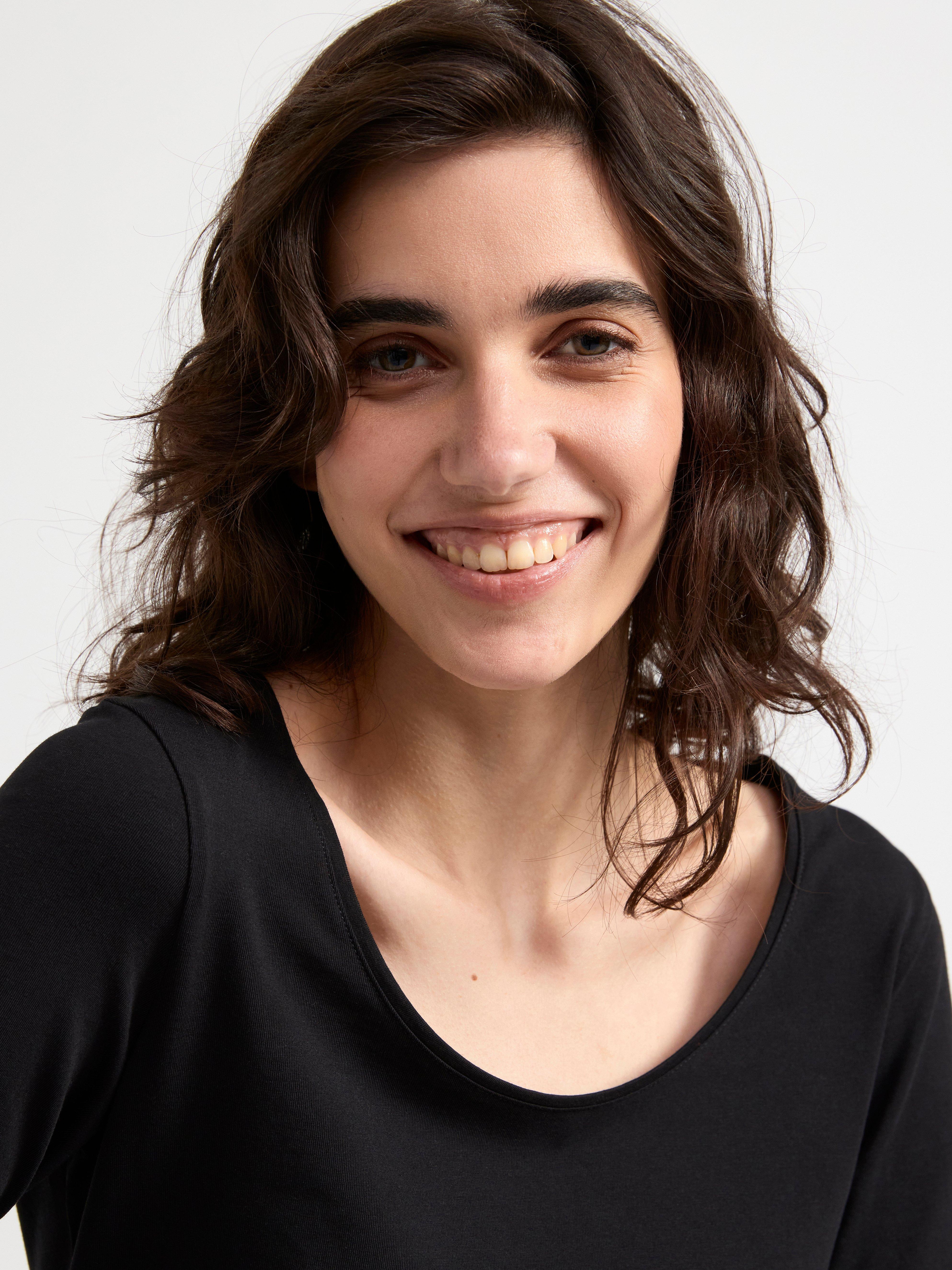 Long sleeve top Black