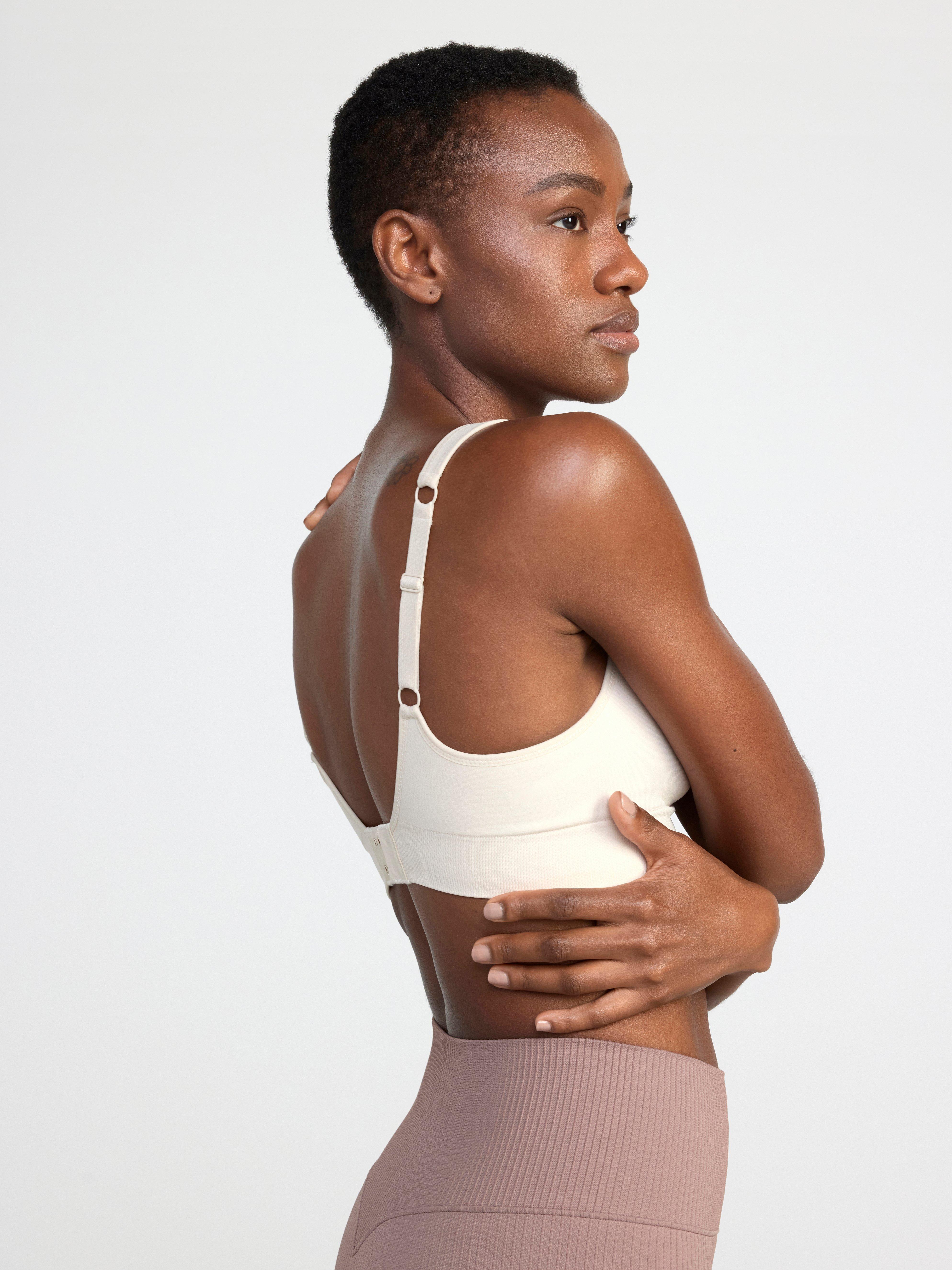 Seamless sports bra light support Light Dusty Beige