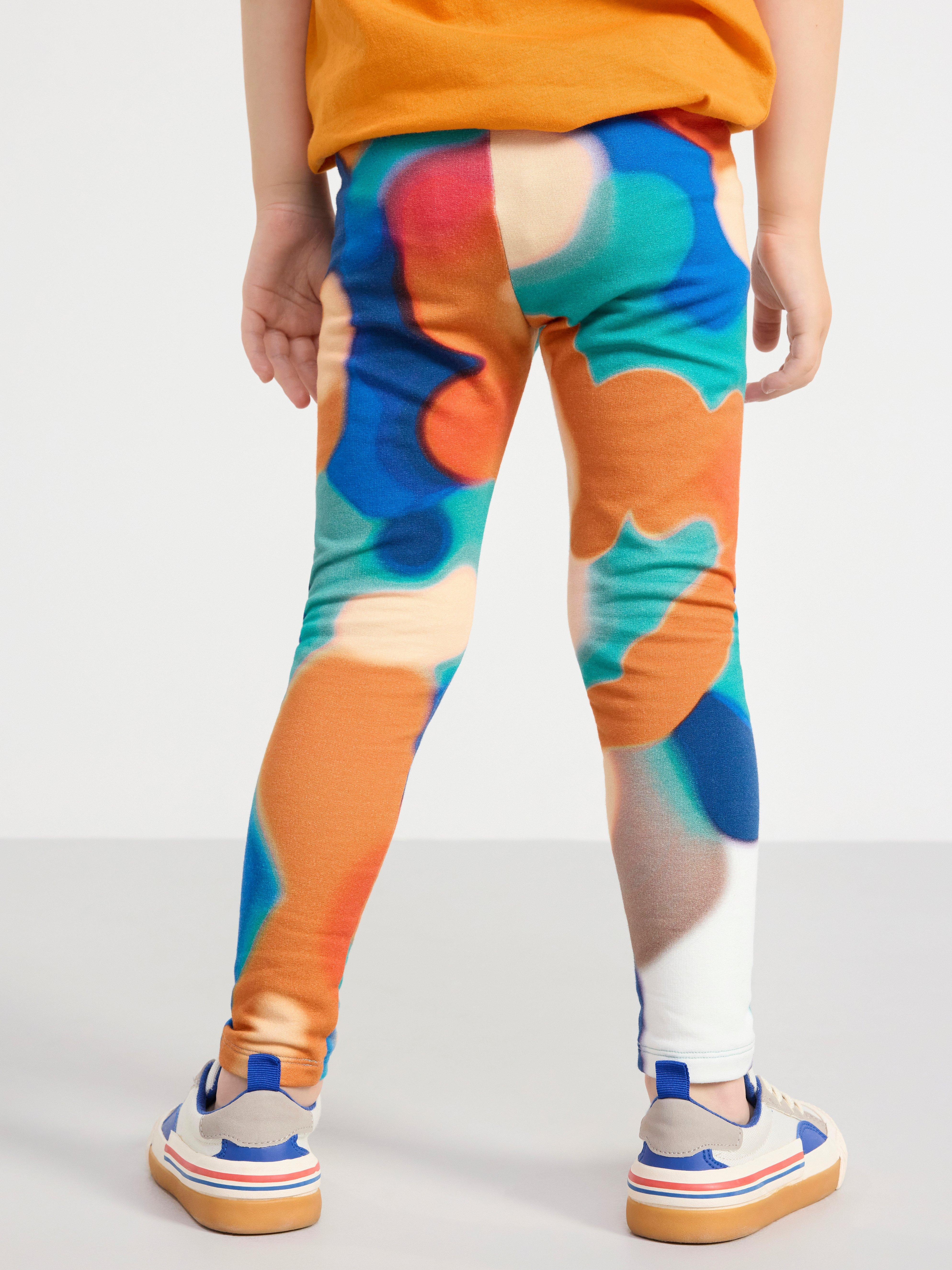 Leggings with brushed inside Light Dusty White