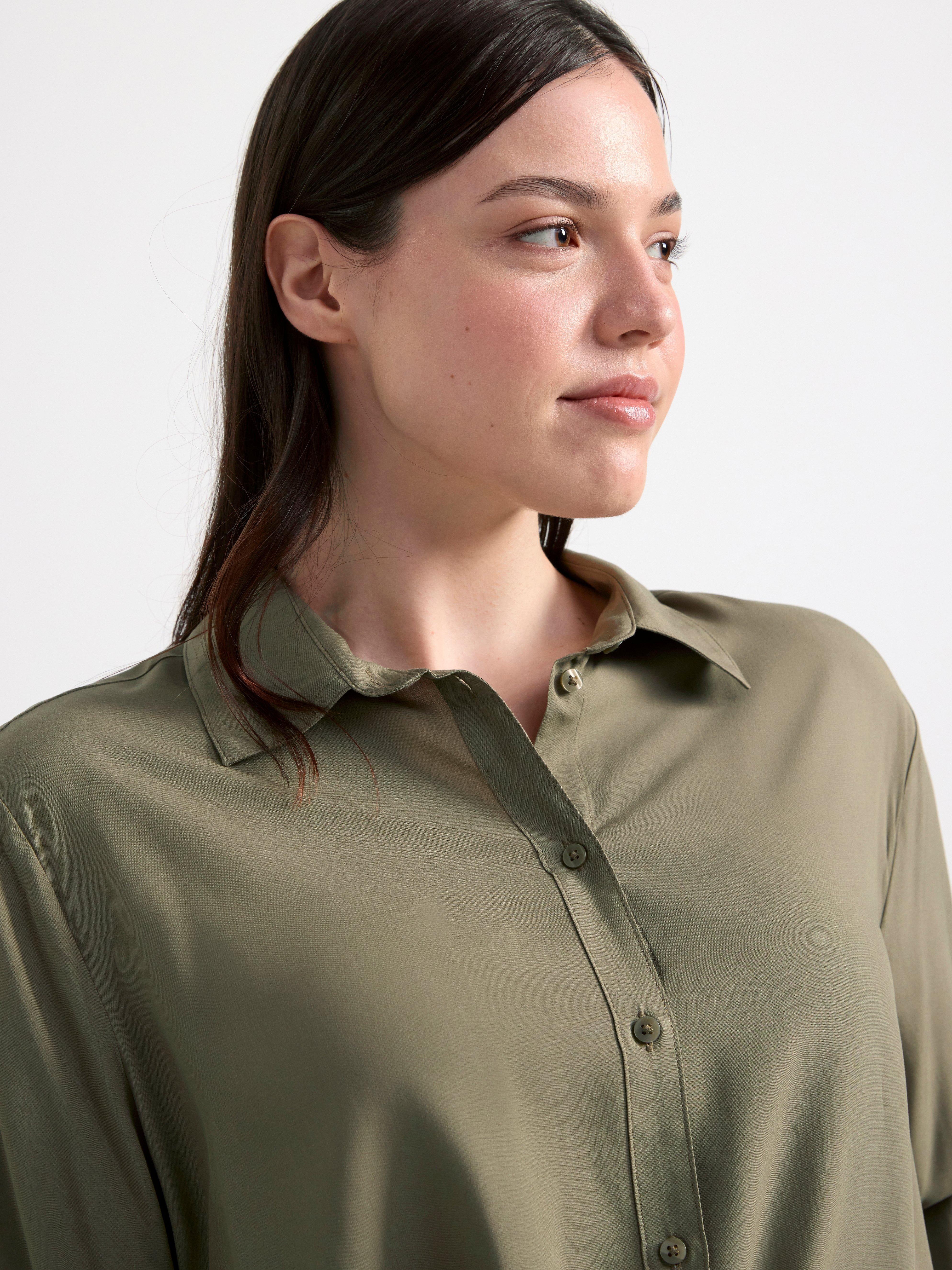 Long sleeve shirt Light Dusty Khaki