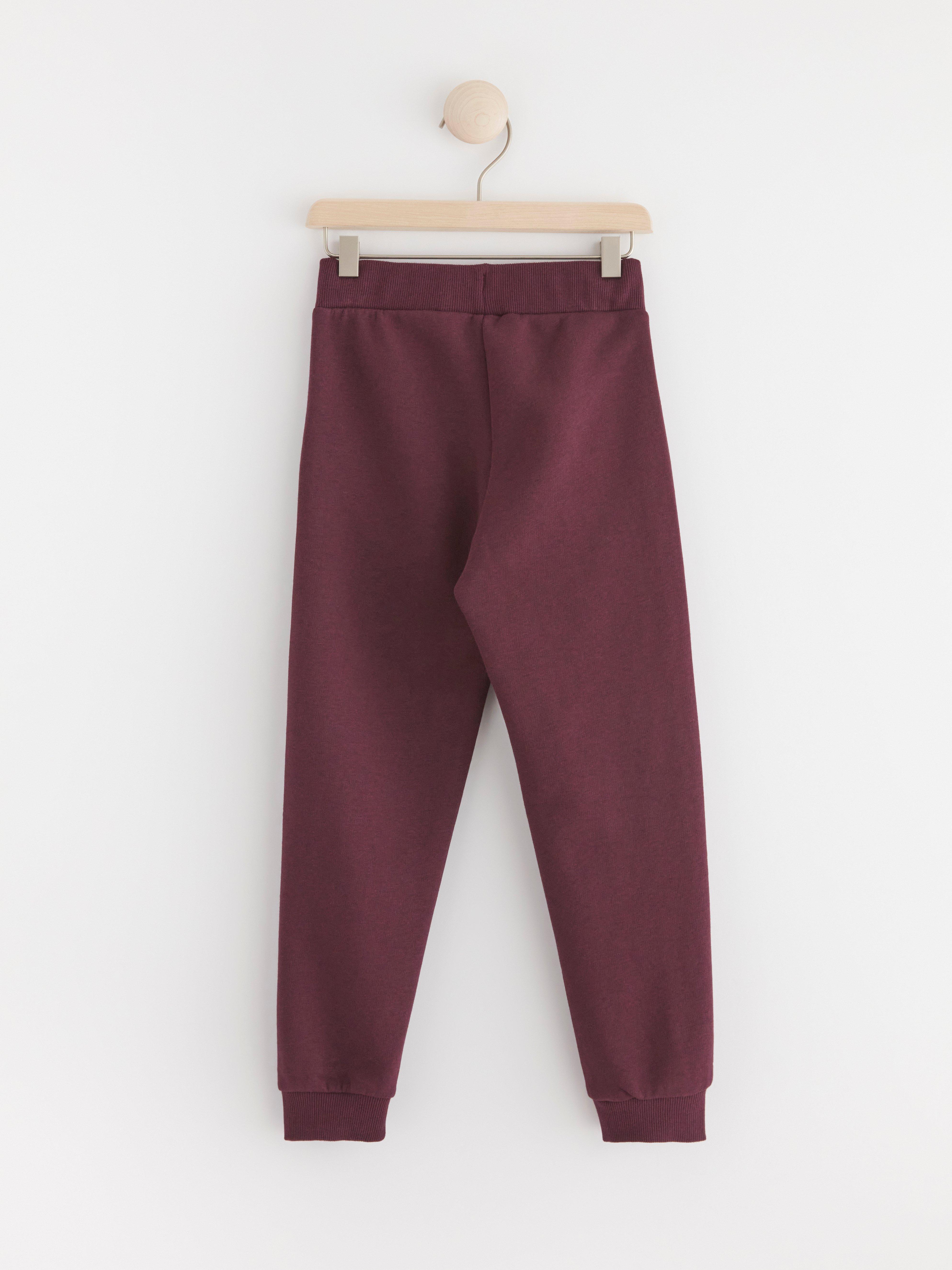 Joggers with brushed inside Dark Lilac