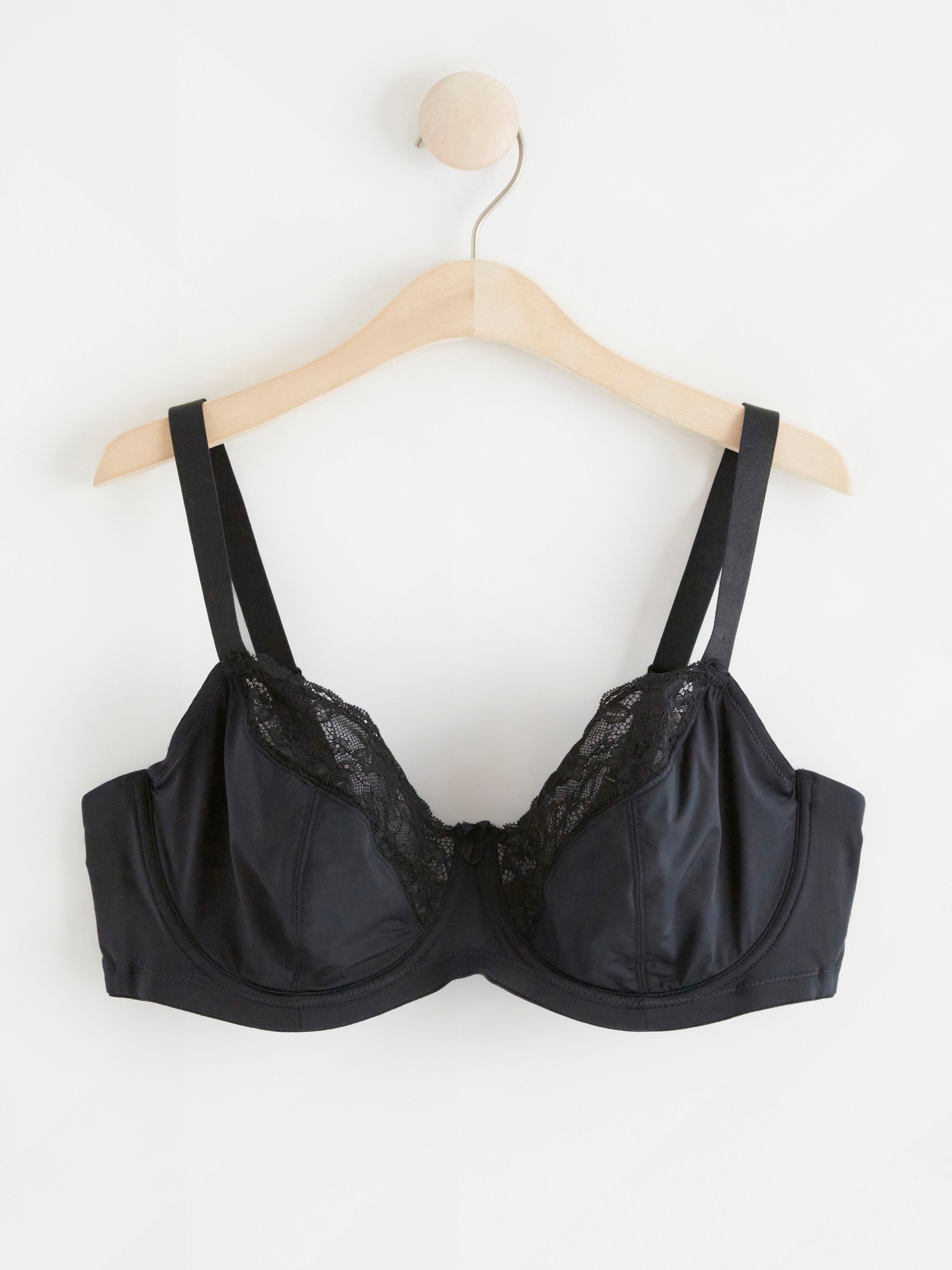 Aster Unpadded Bra Black