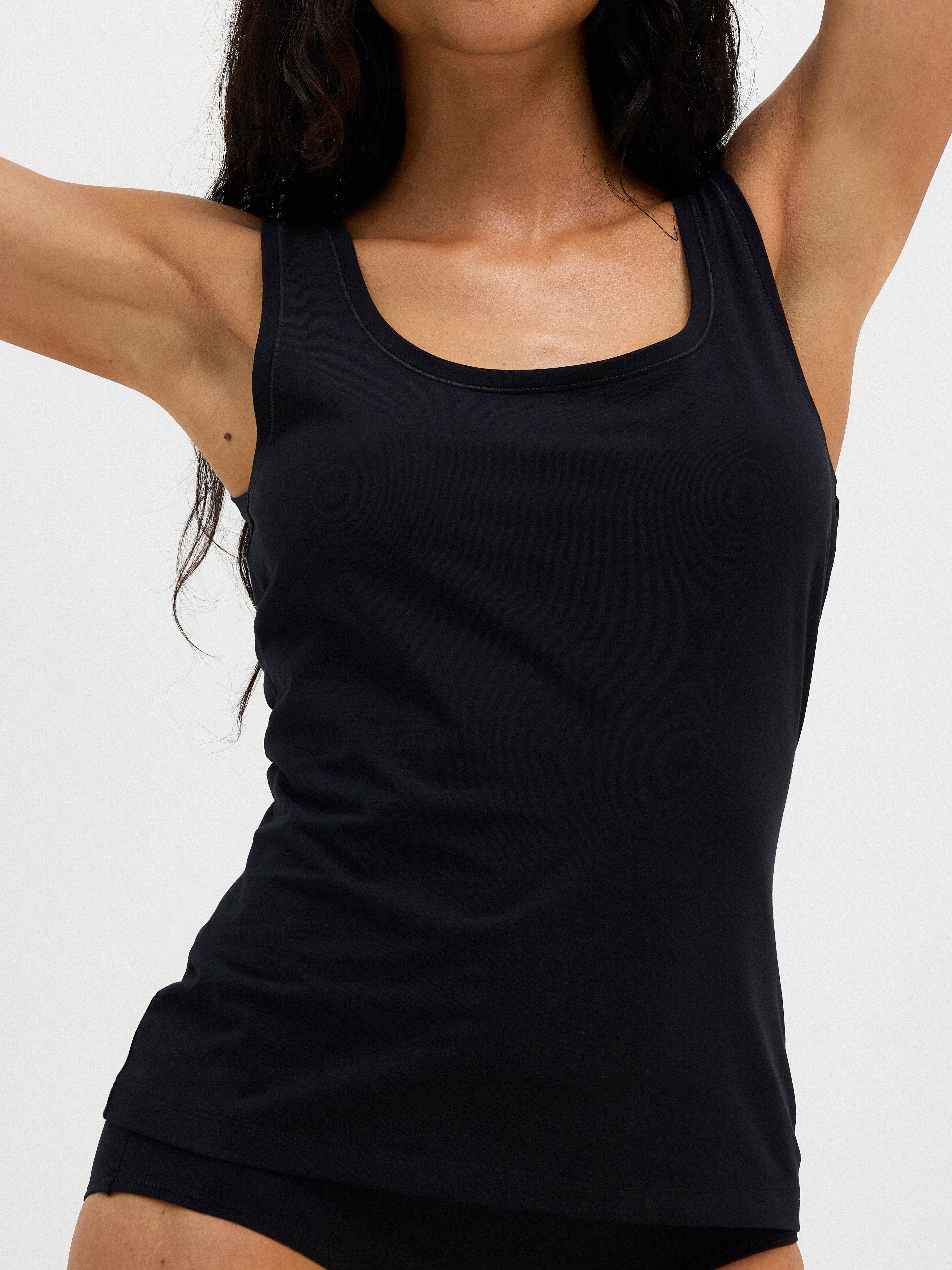 Female Engineering - Pima Cotton Tank Top Black
