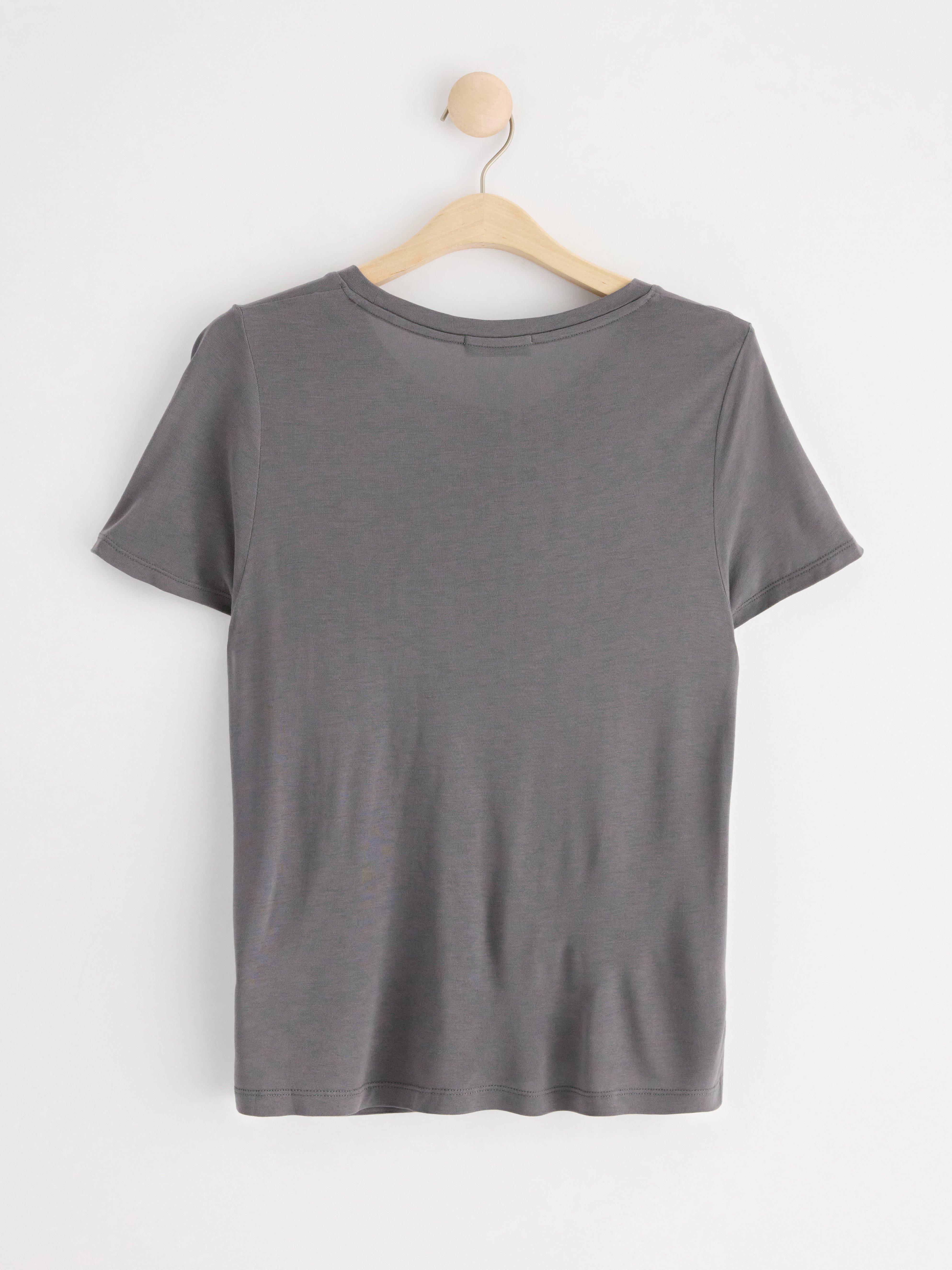 Short sleeve top Dark Grey