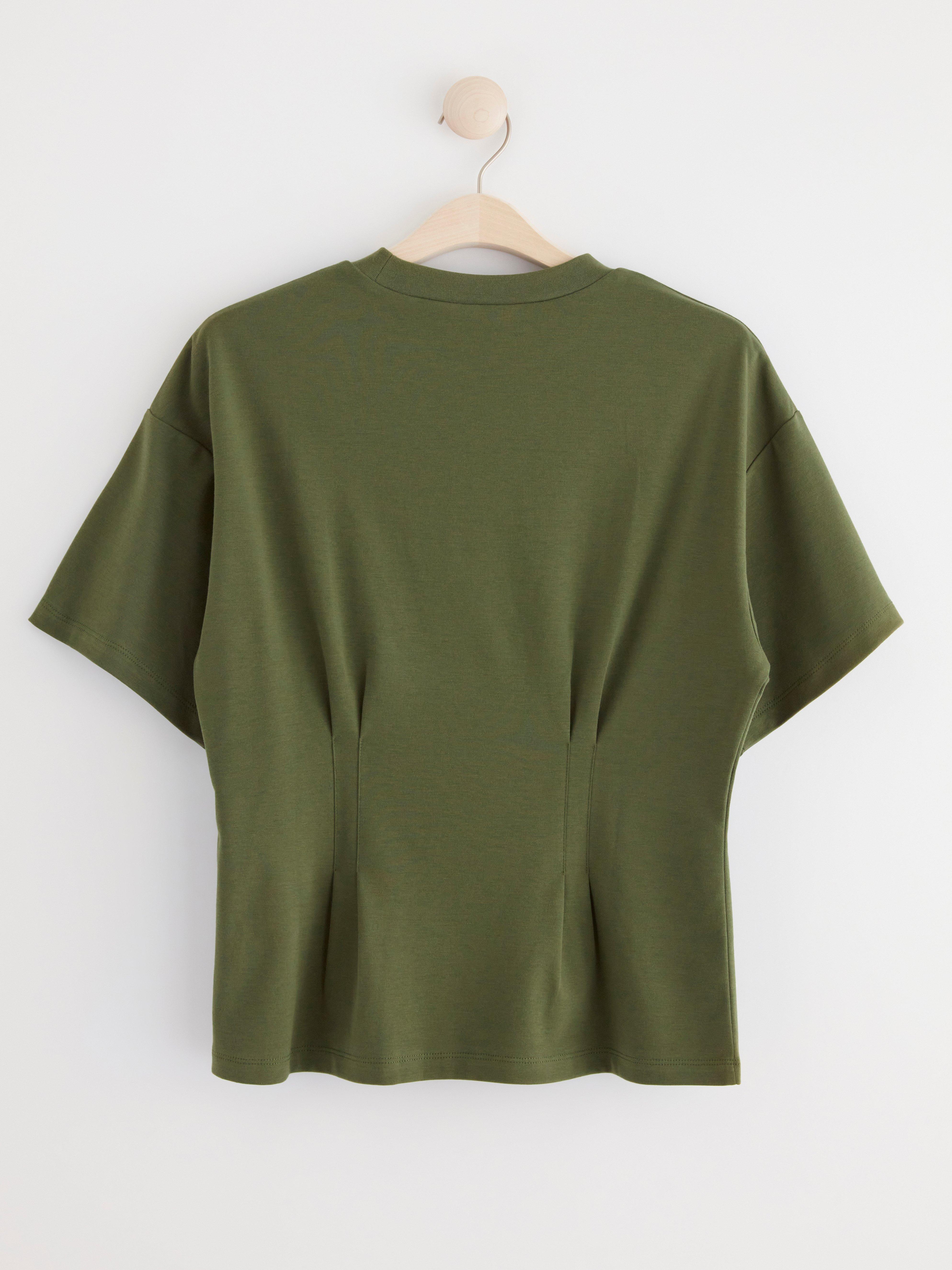 Short sleeve top Khaki