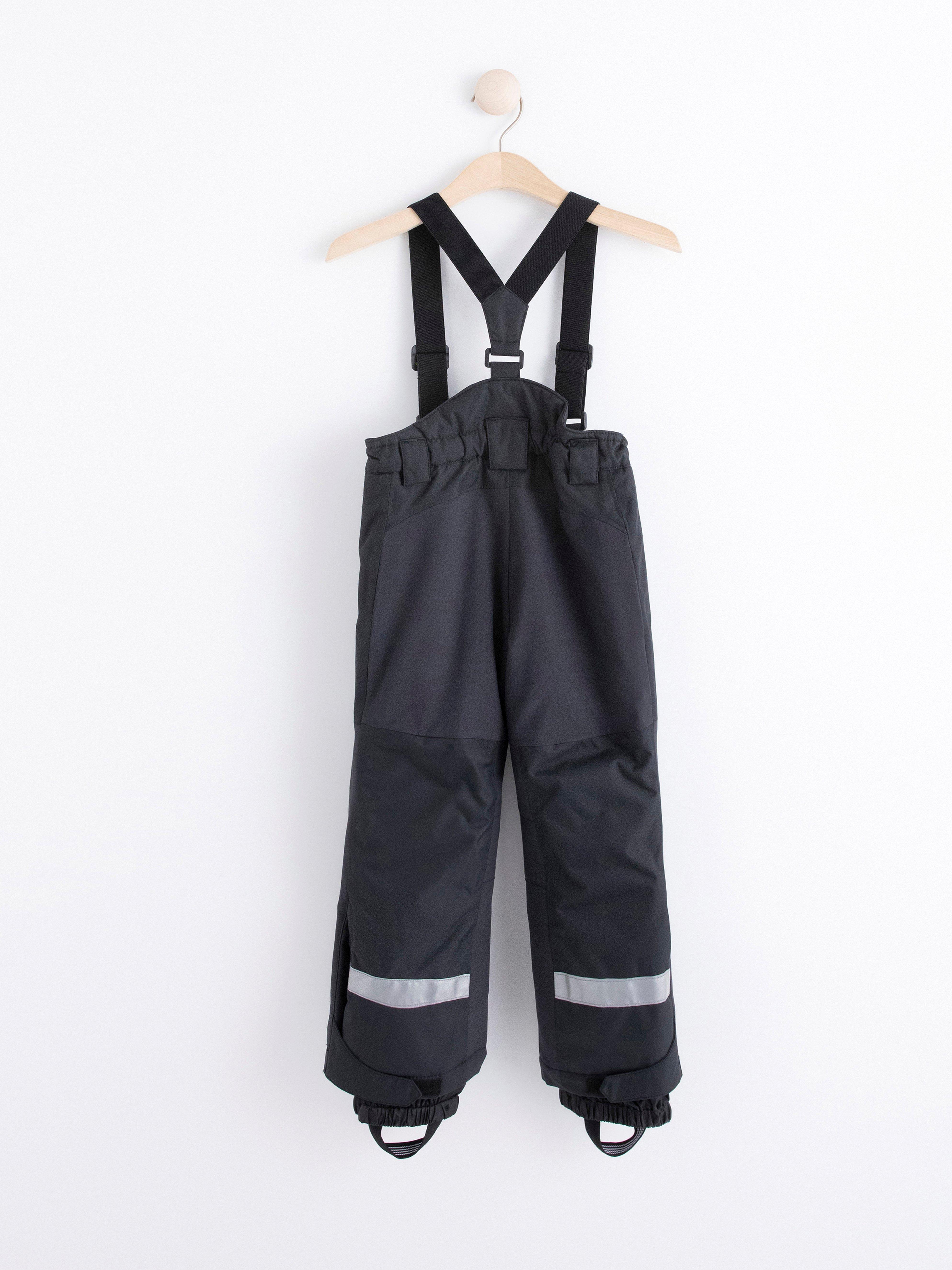 FIX Ski trousers with braces Black