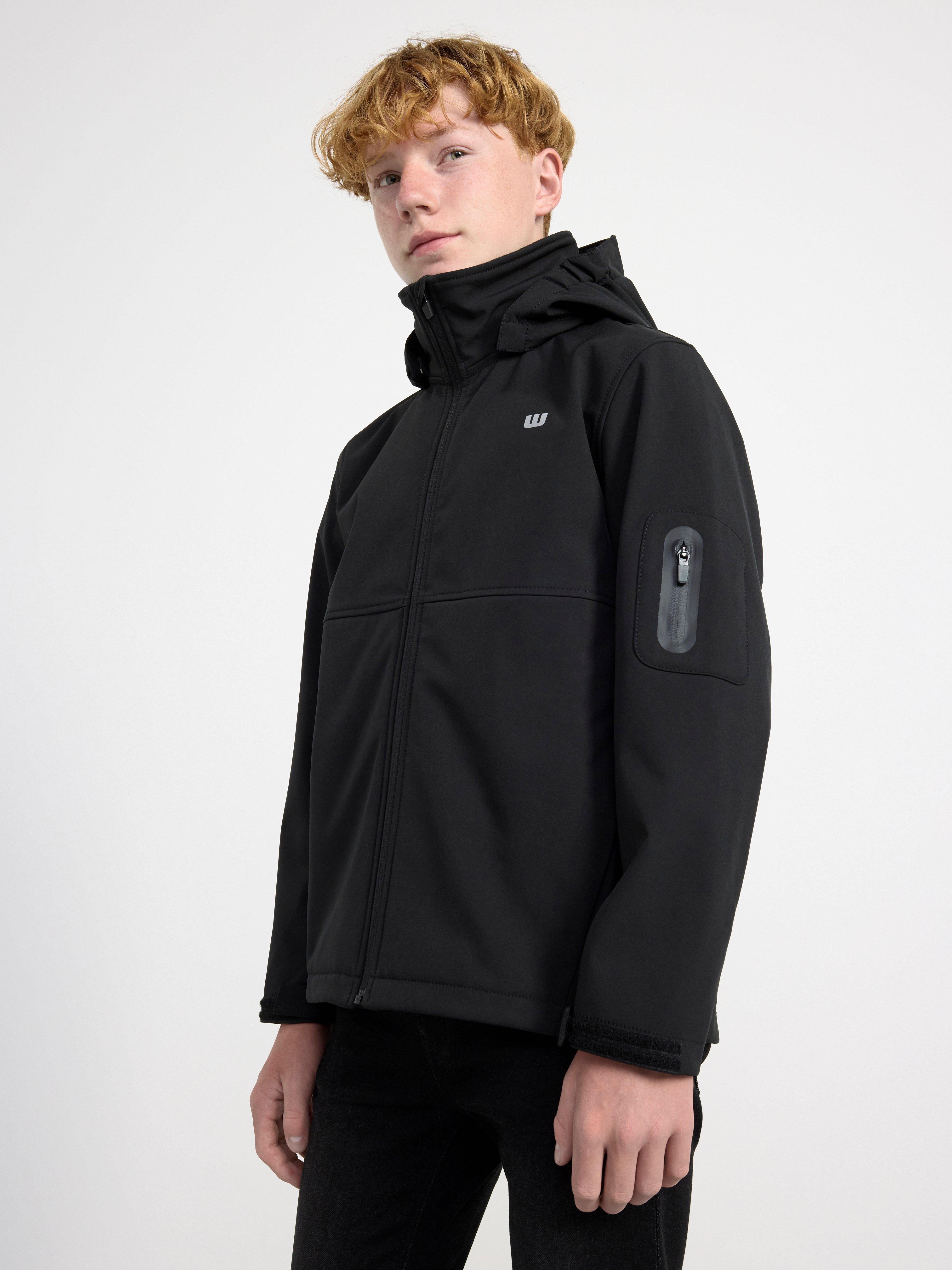 Waterproof softshell jacket Black