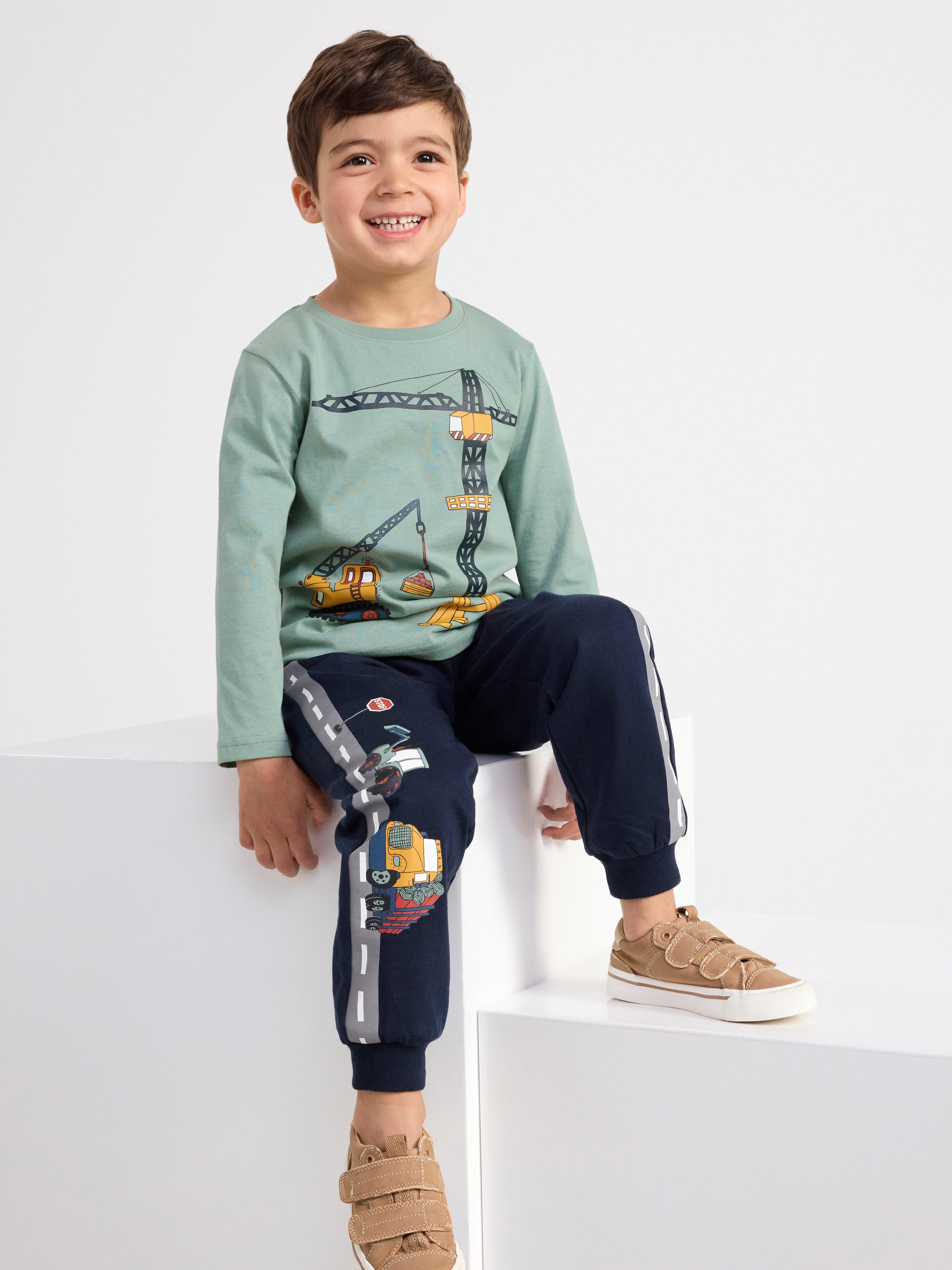 Joggers with working vehicles Dark Navy