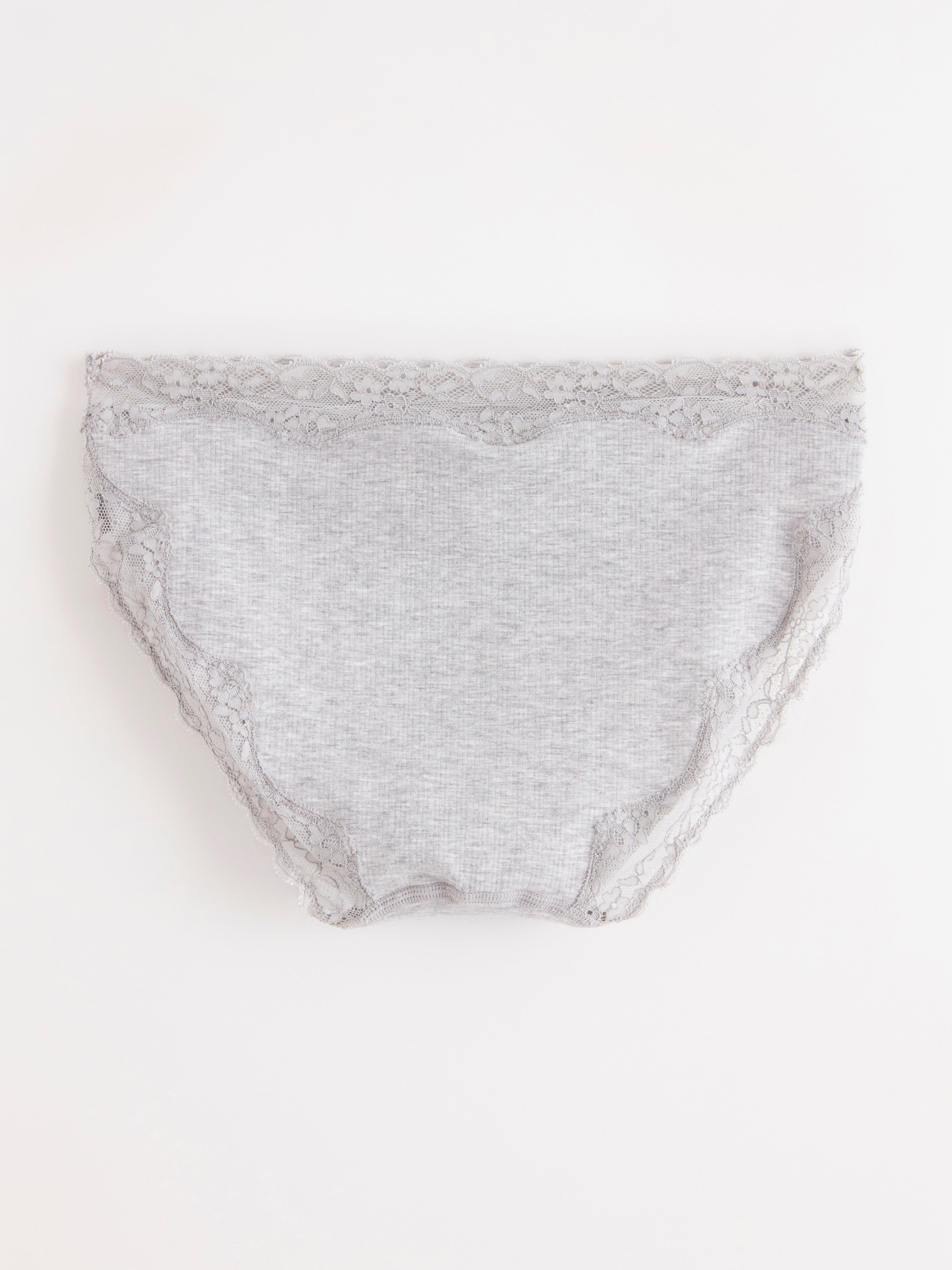Bikini regular waist briefs Light Grey Melange
