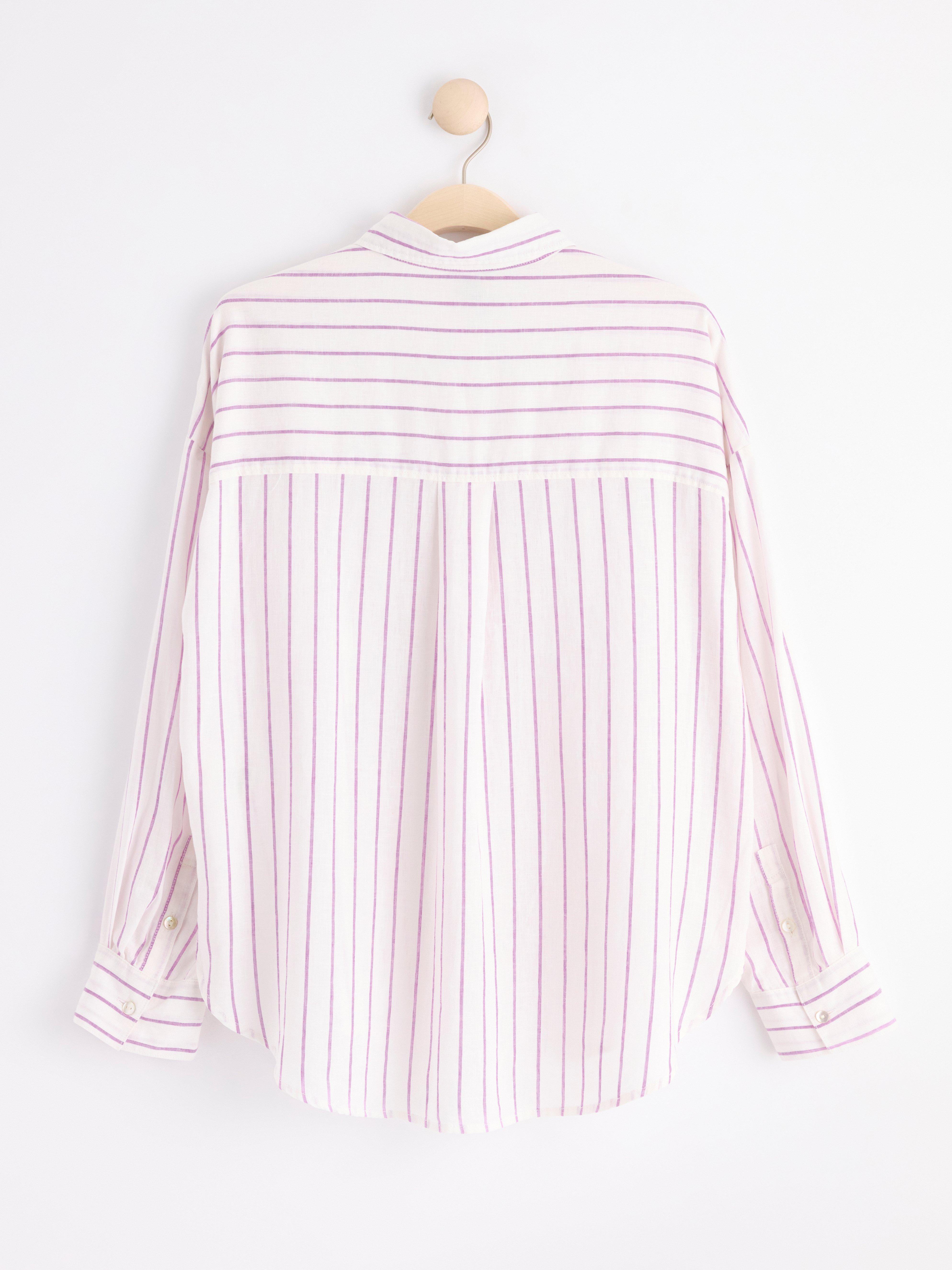 Linen shirt Lilac