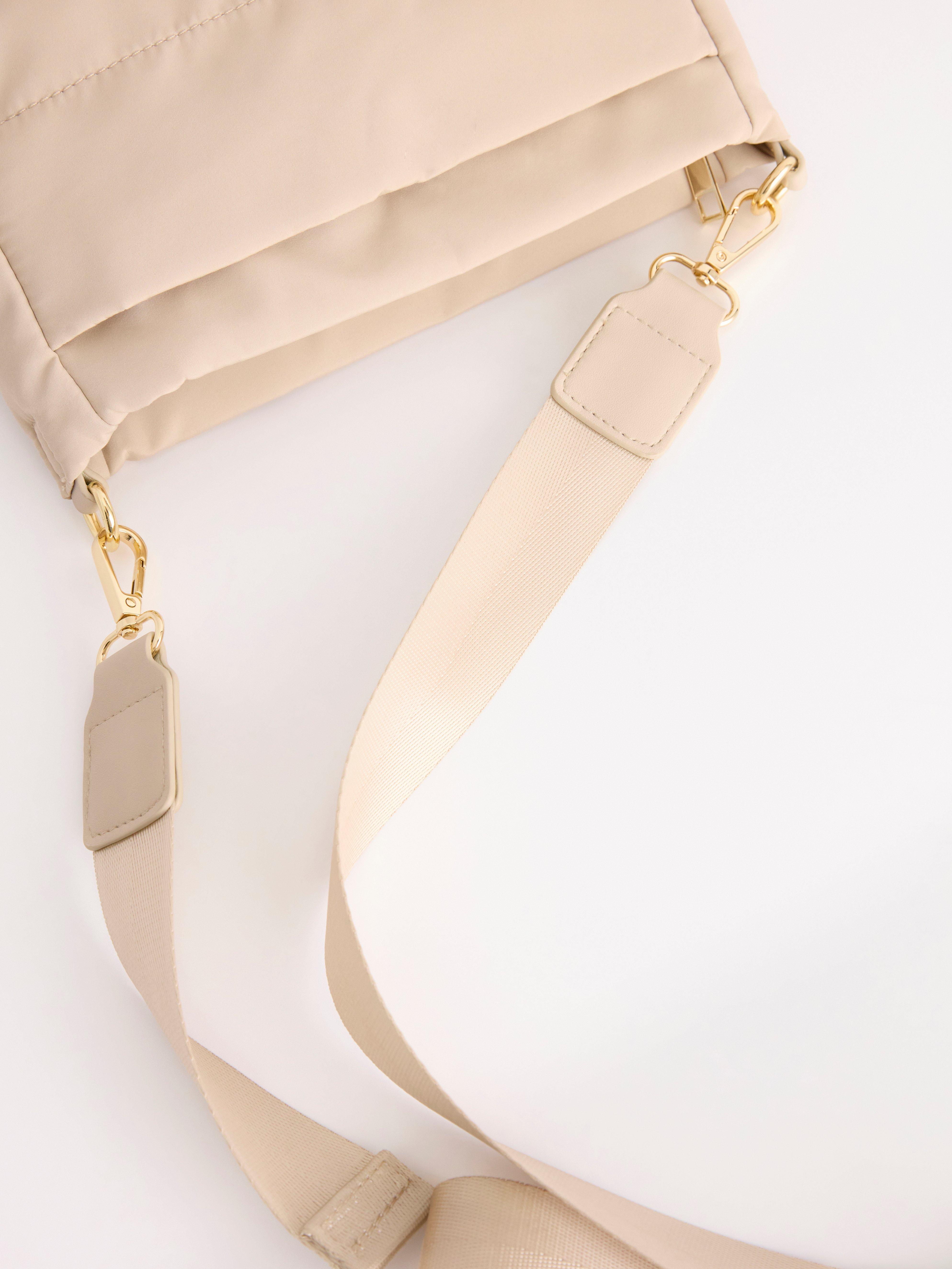 Padded shoulder bag Light Beige