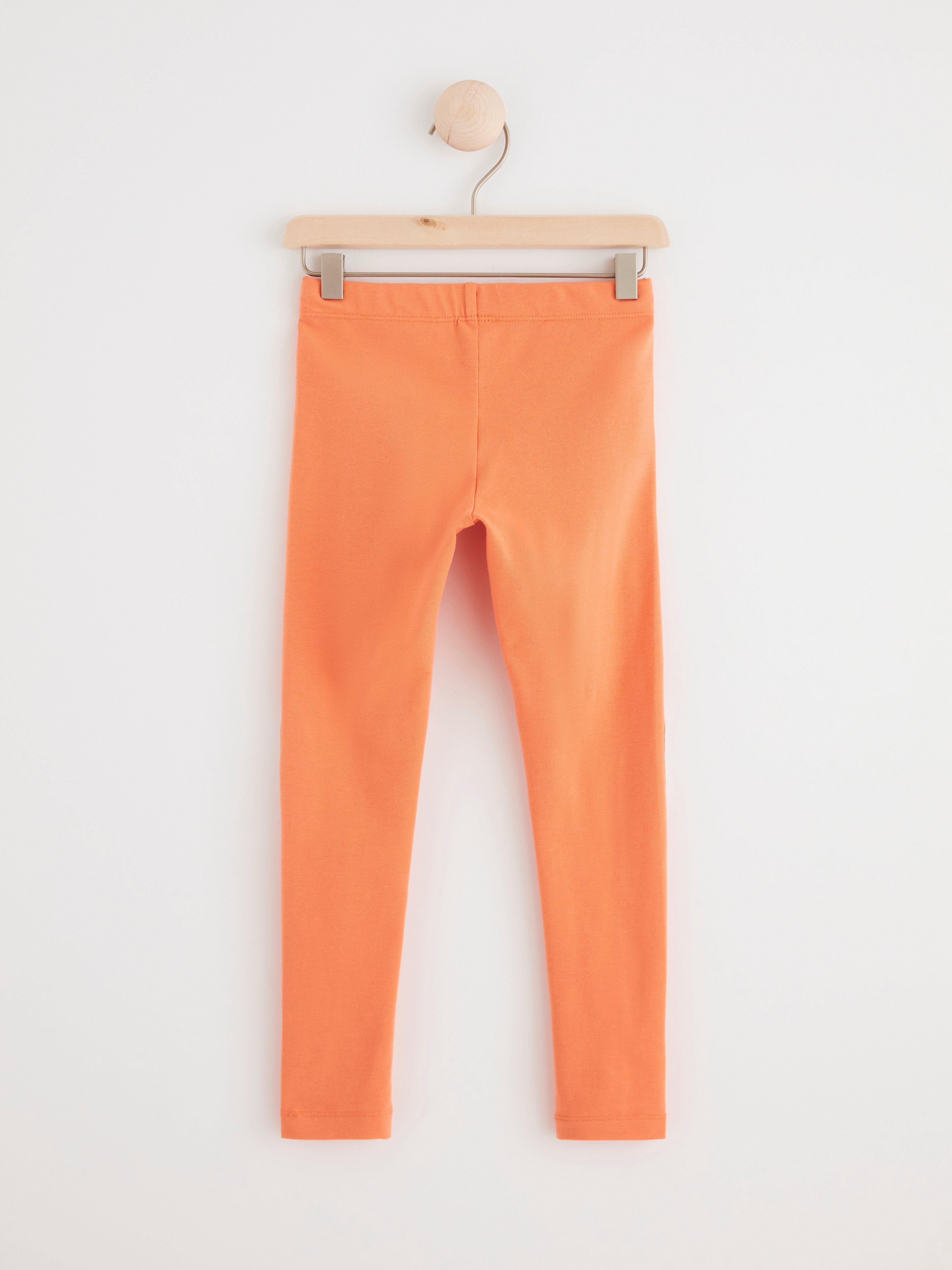 Leggings with cats Light Dusty Orange