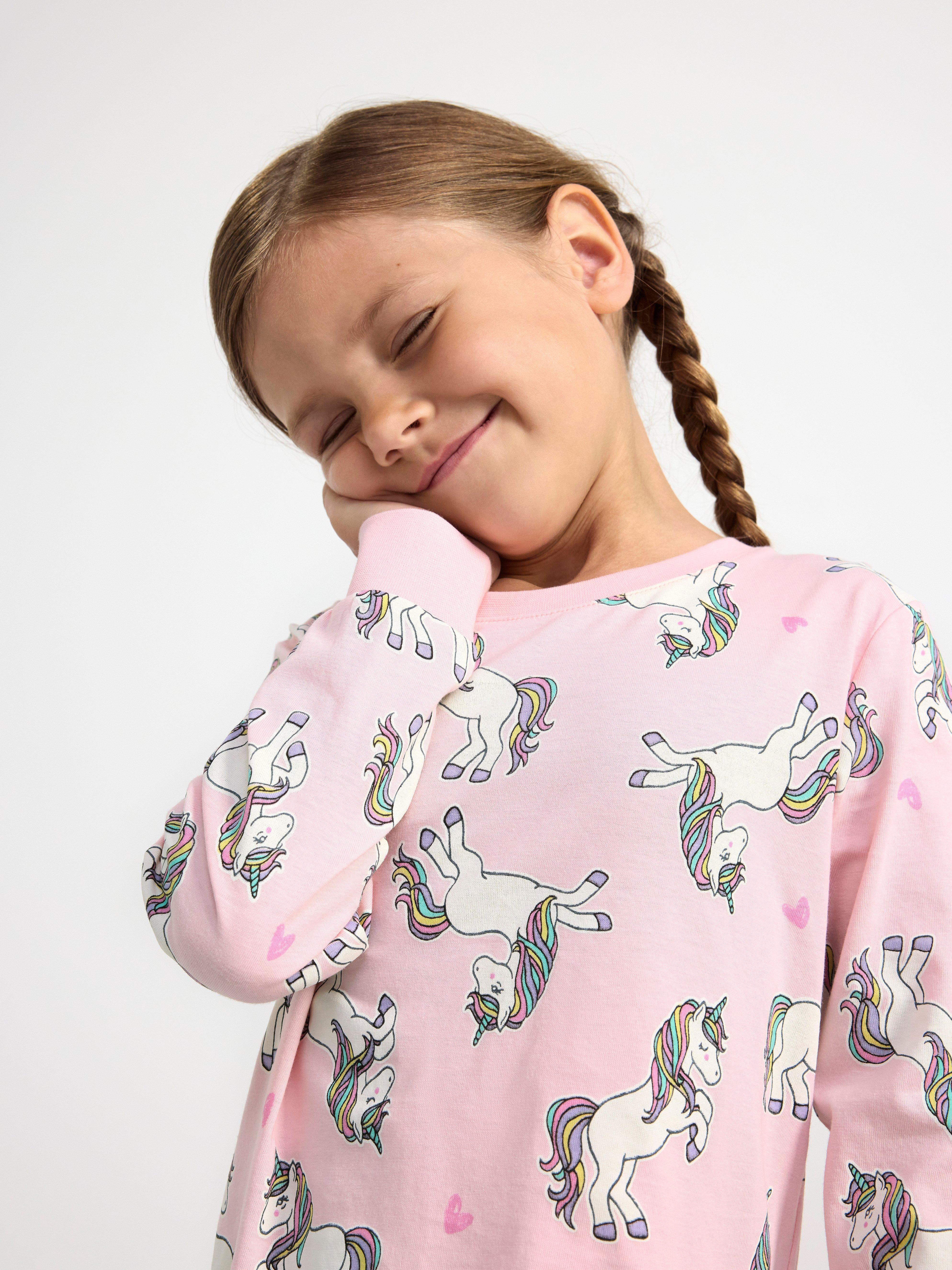 Pyjama set with print Light Pink