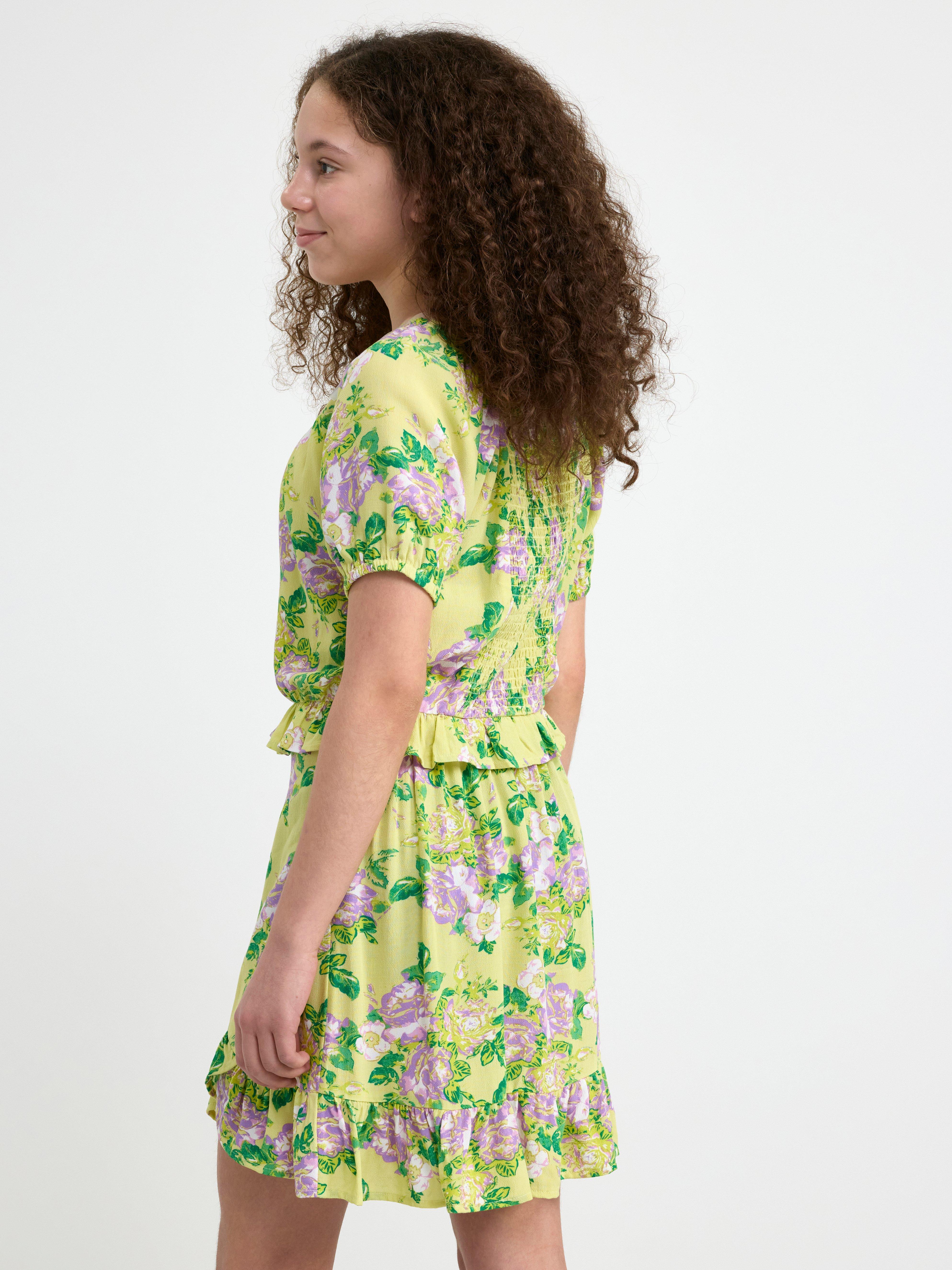 Puff sleeve blouse Light Lime