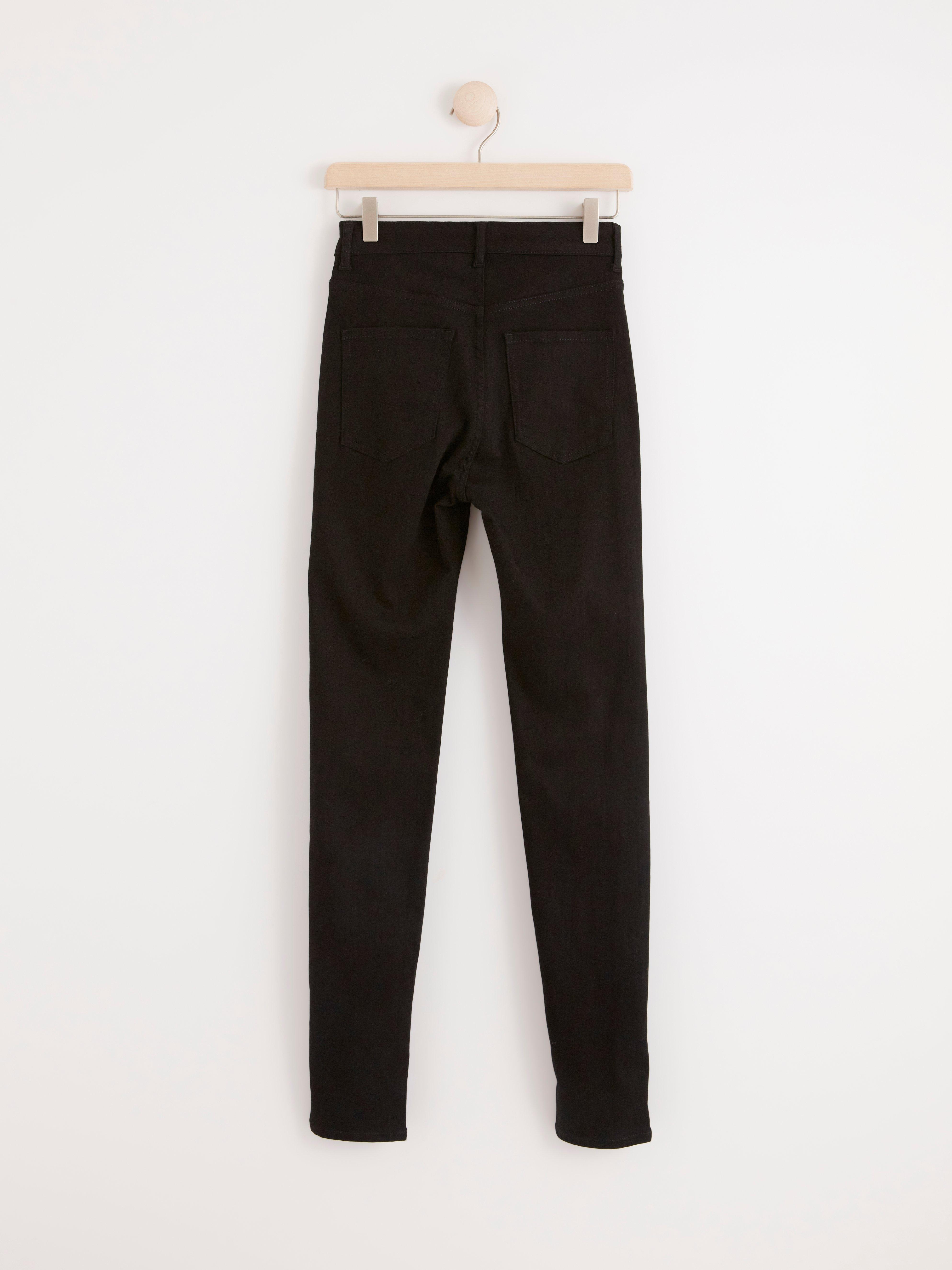 VERA Slim high waist jeans Black