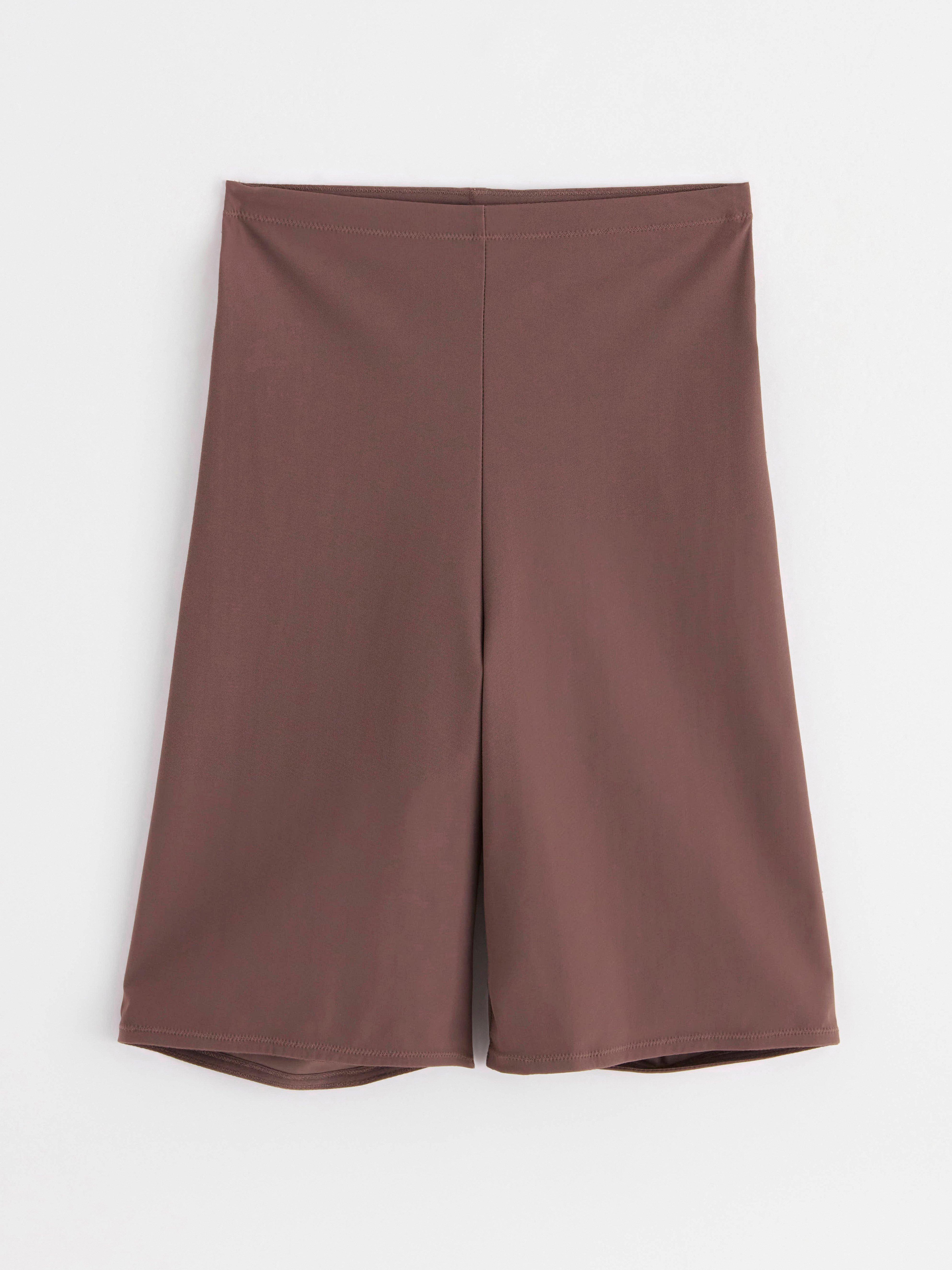 Medium support shaping biker Dark Dusty Brown