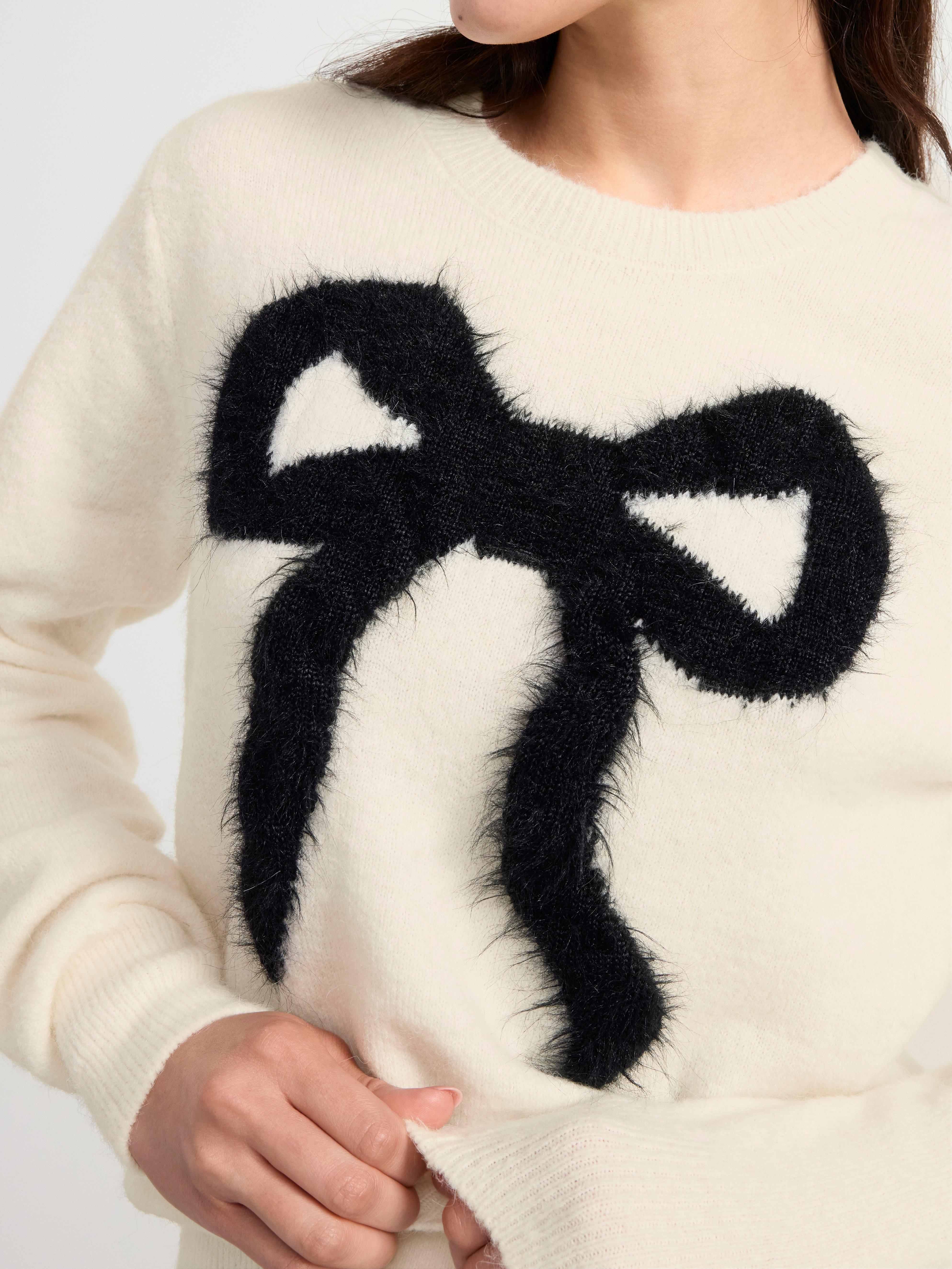 Fine-knitted jumper Light Dusty White