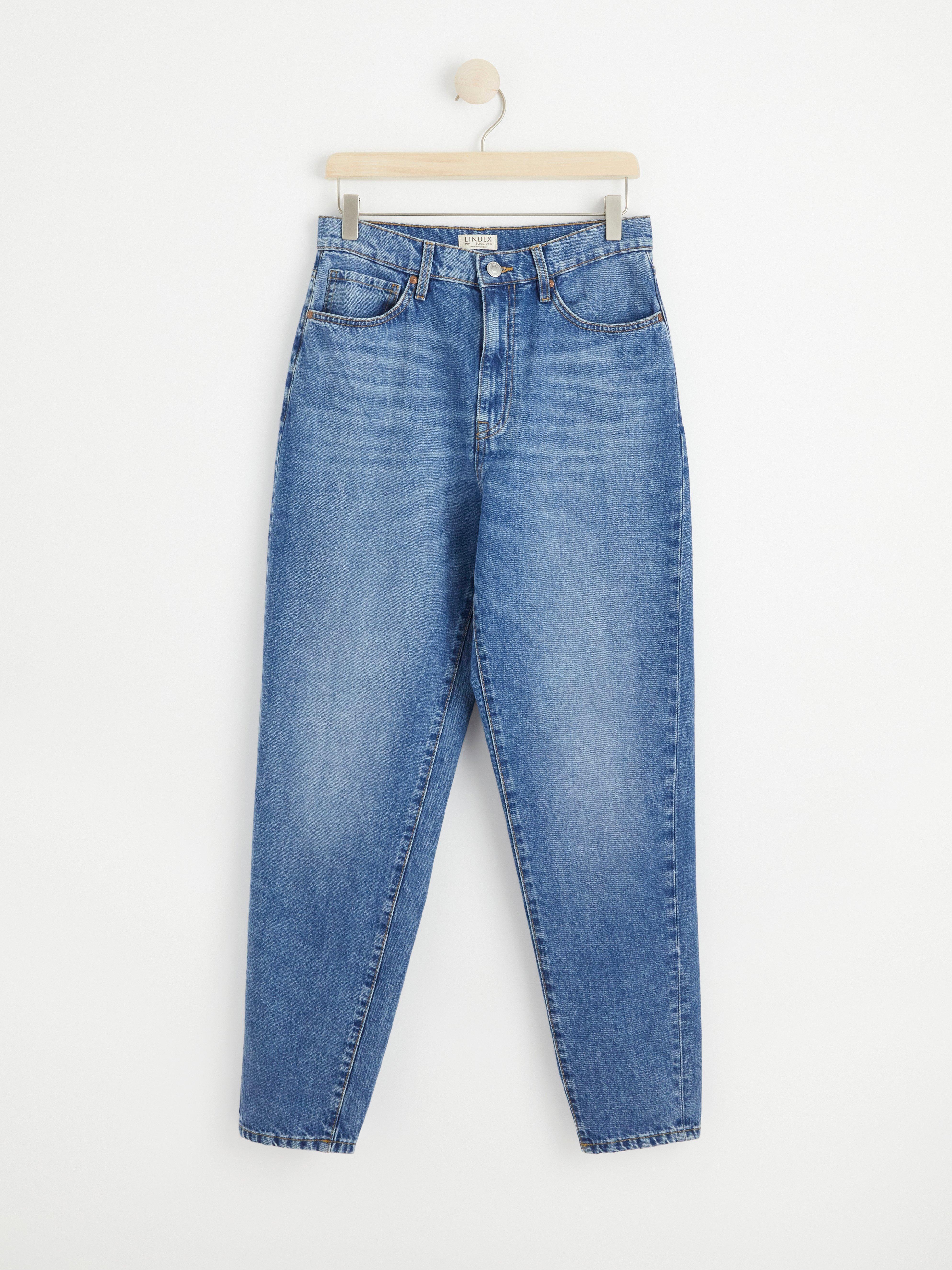 PAM Mom fit high waist jeans Denim blue