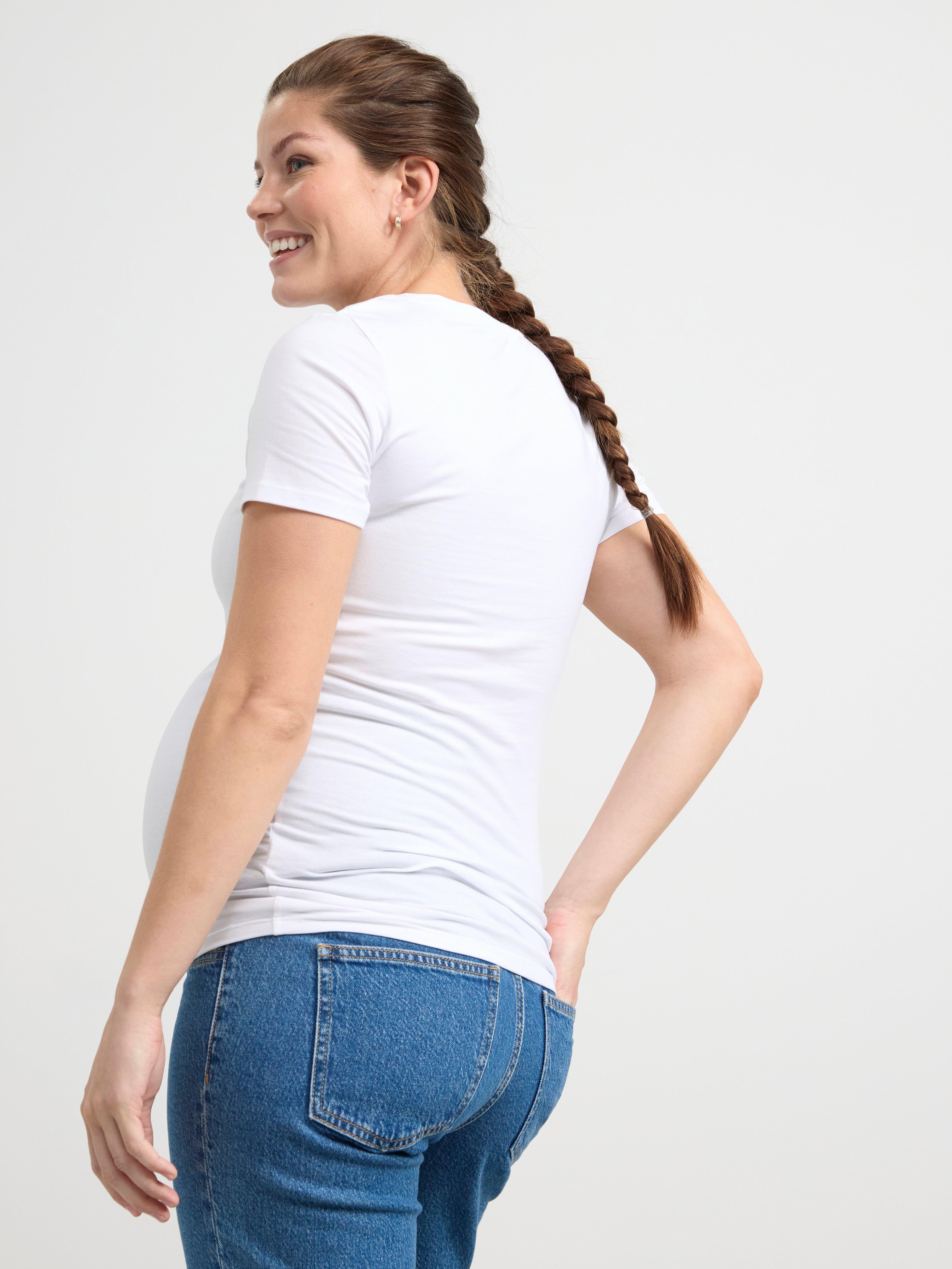 MOM Short sleeve cotton t-shirt White