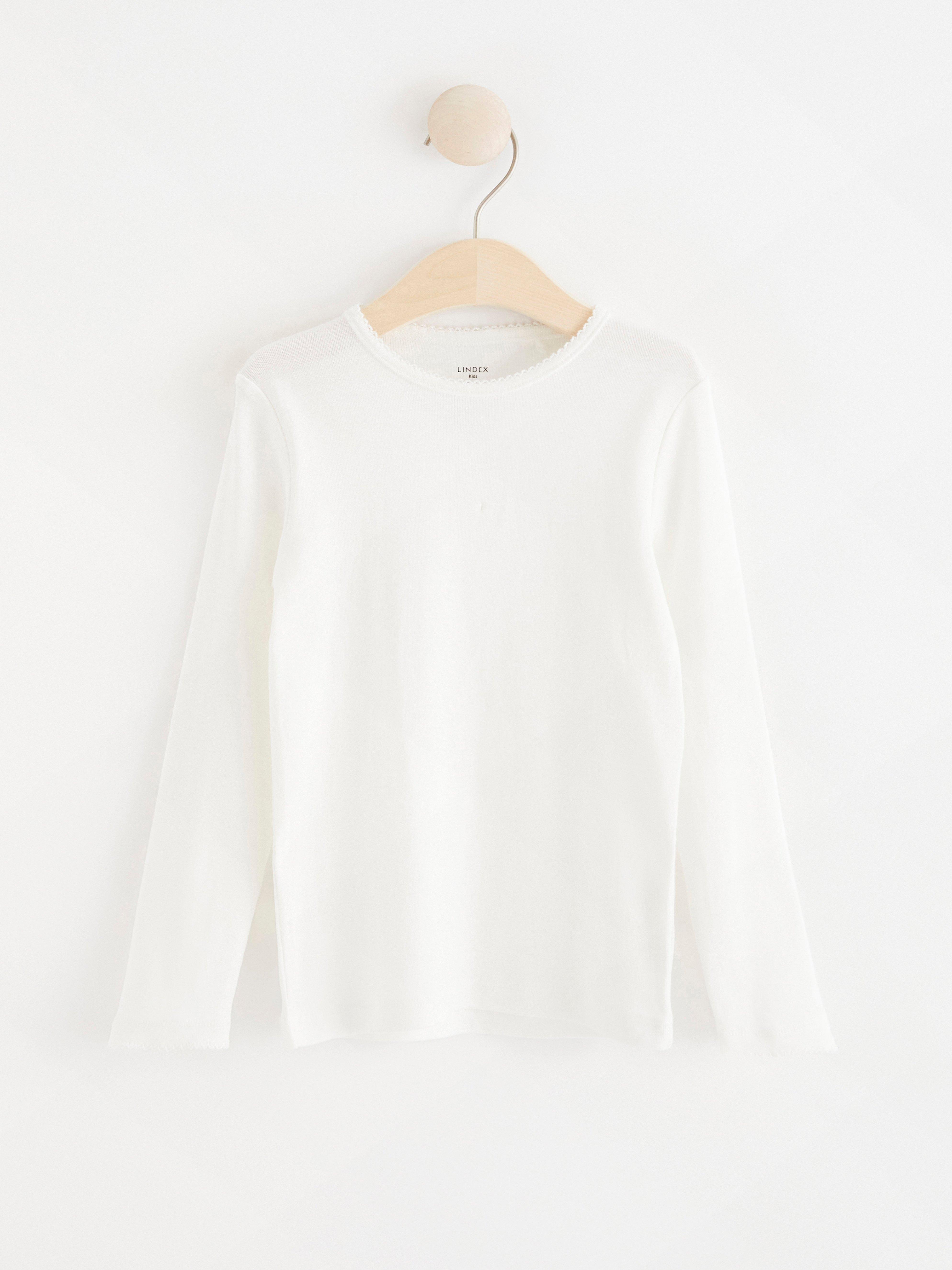 Long sleeve top Dusty White
