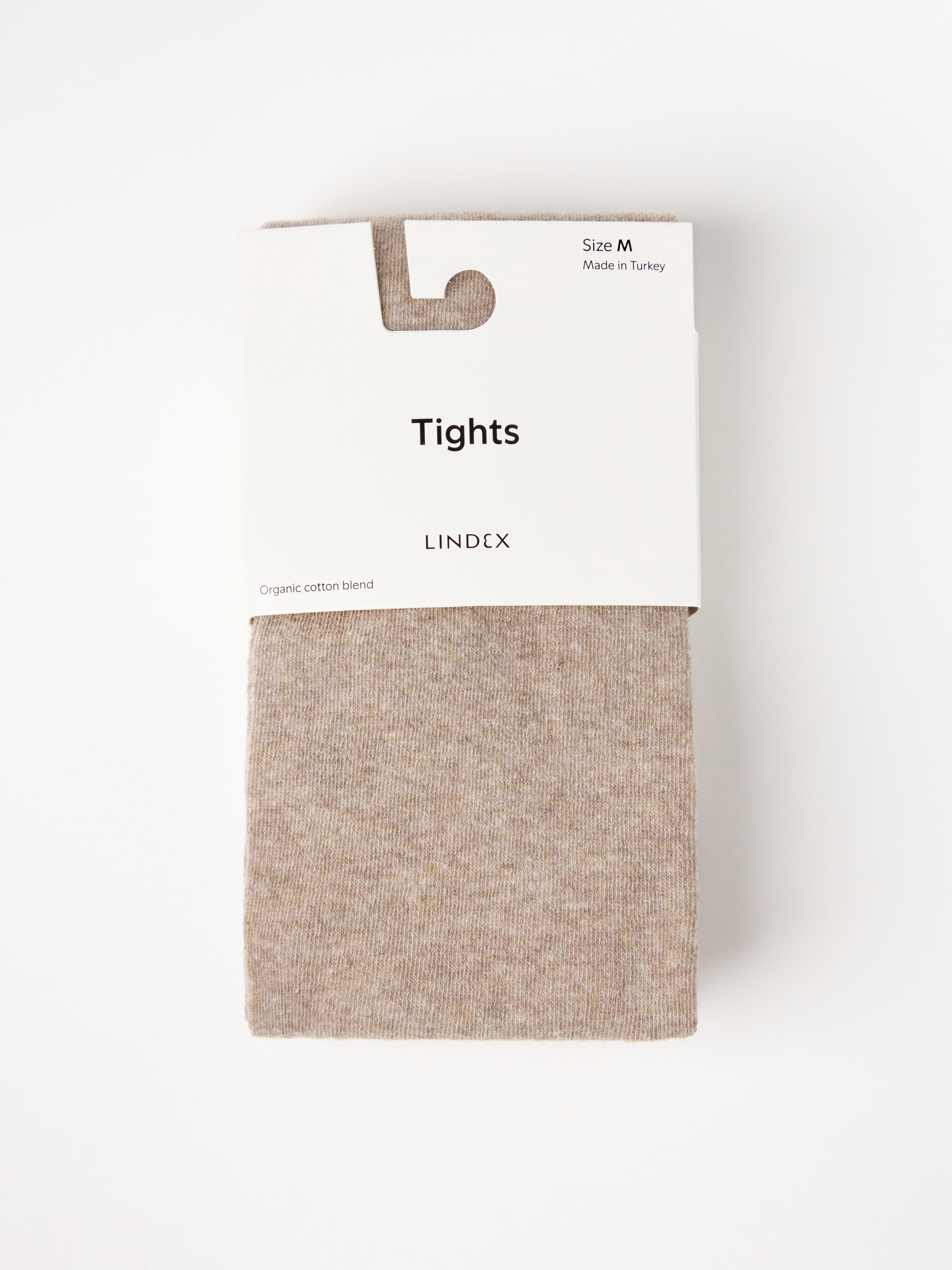 MOM Knitted tights Brown melange