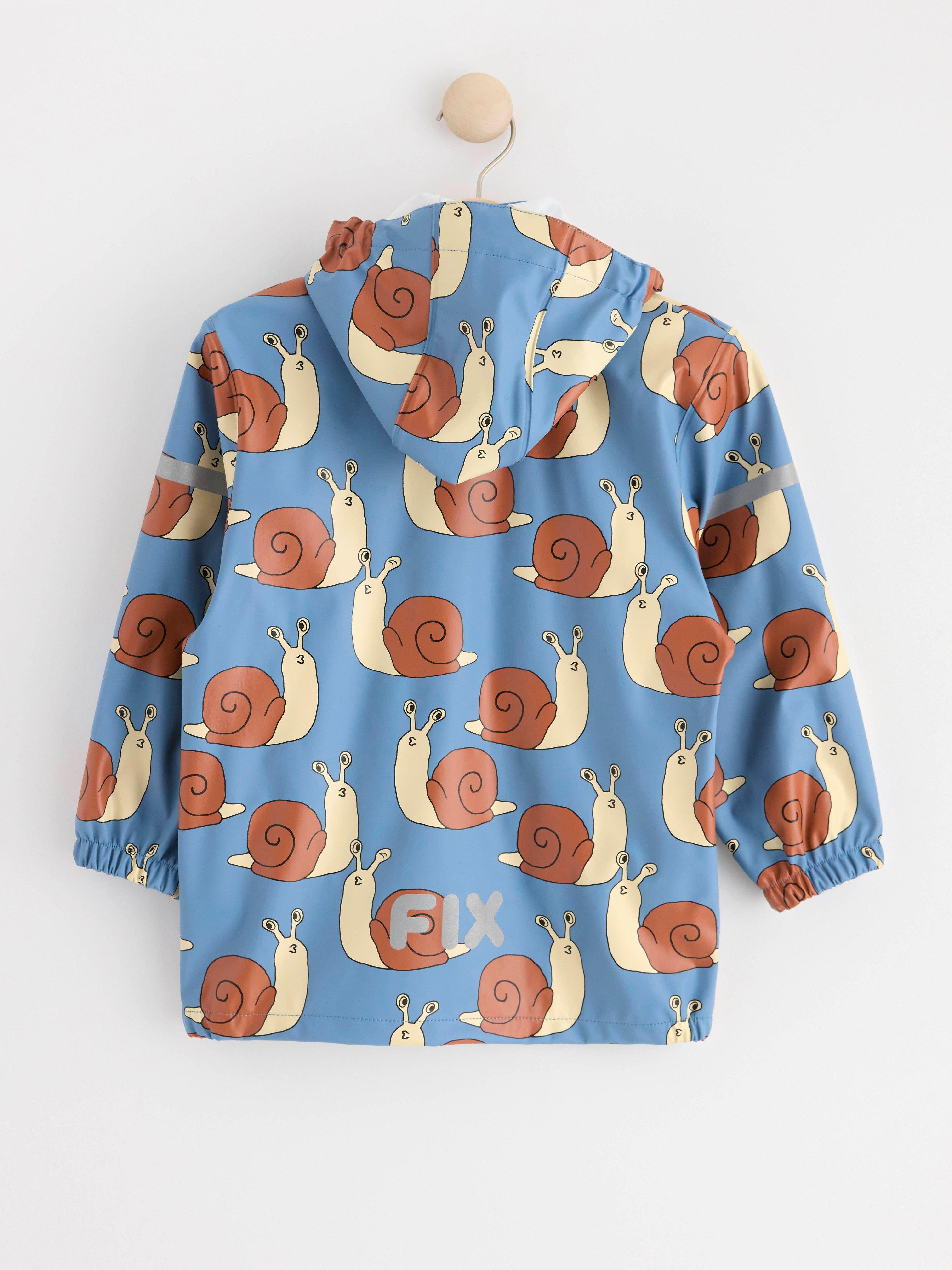 FIX Rain jacket Light Dusty Blue