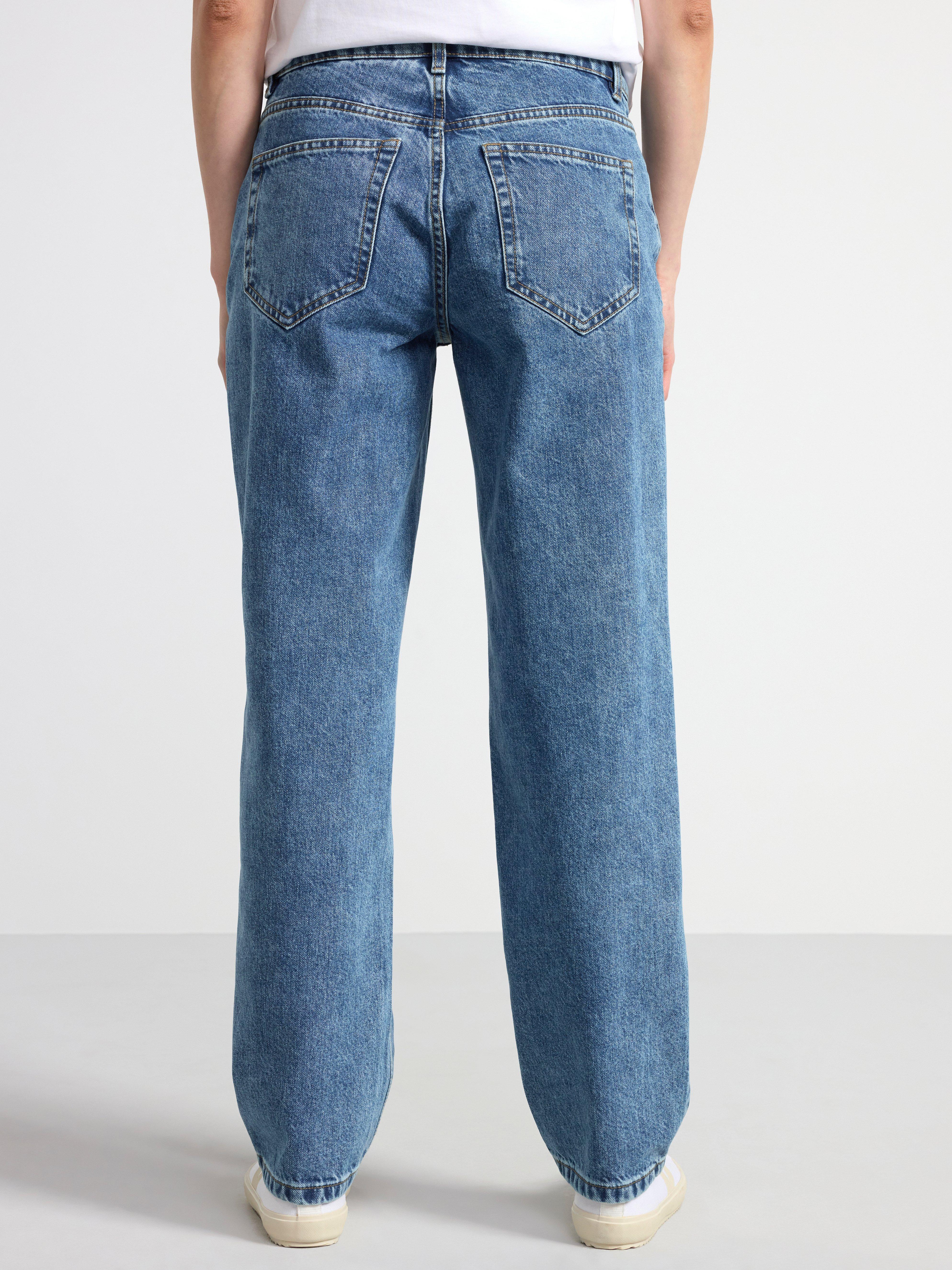 BIM Low waist straight jeans Denim blue